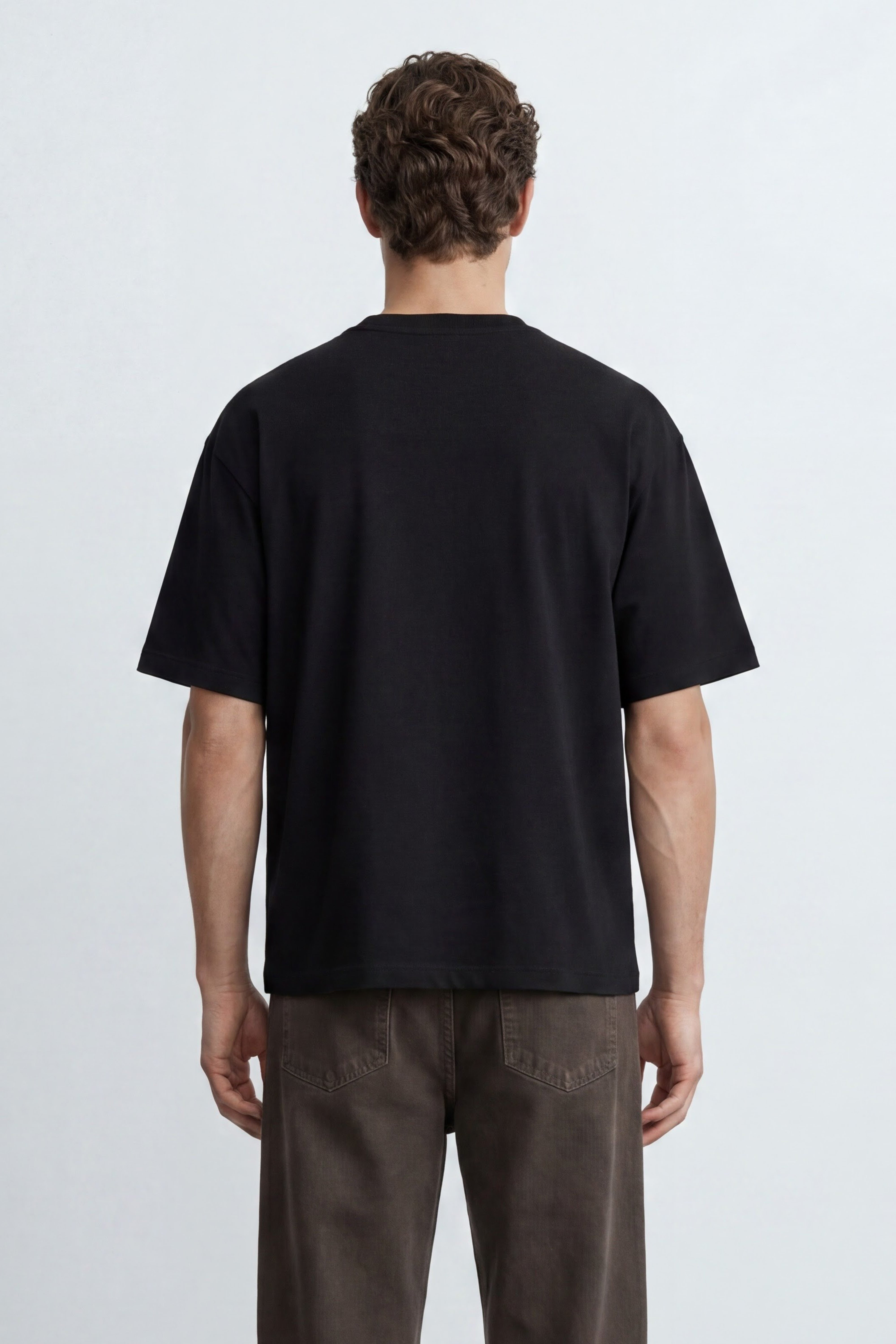 Oversized Plain Cotton T-Shirt