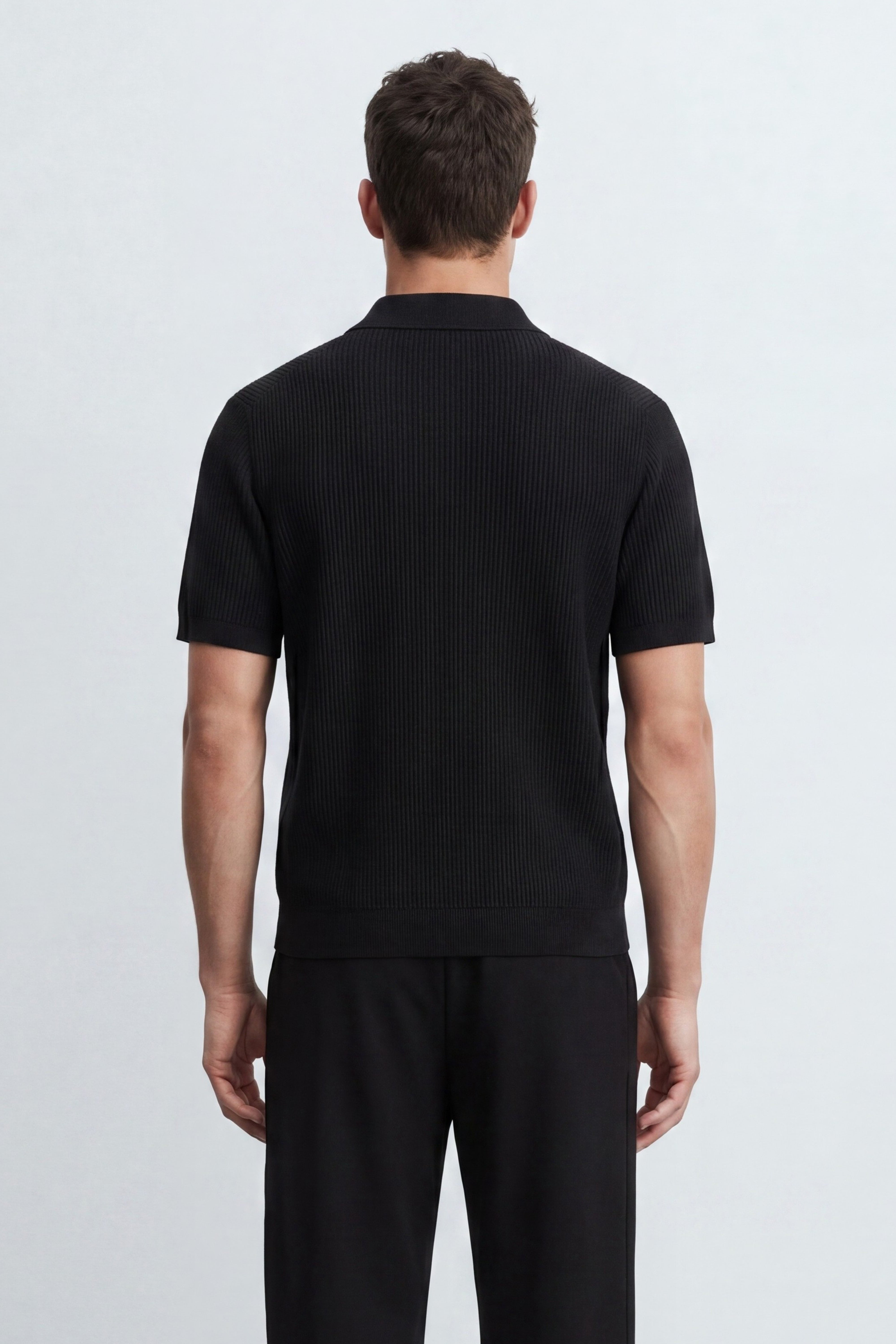 Slim Fit Cotton Knitted Polo