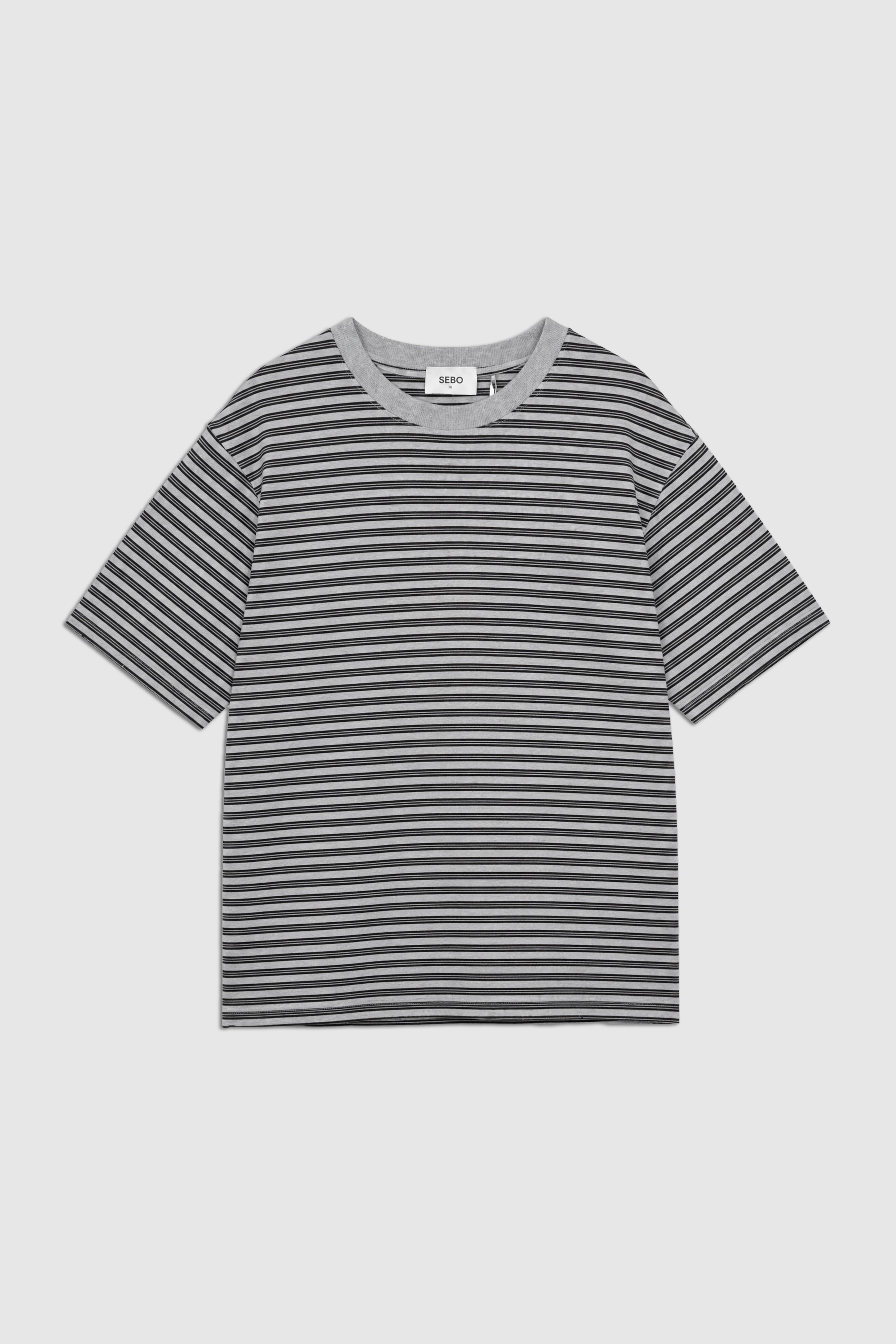 Oversized Cotton Striped T-Shirt