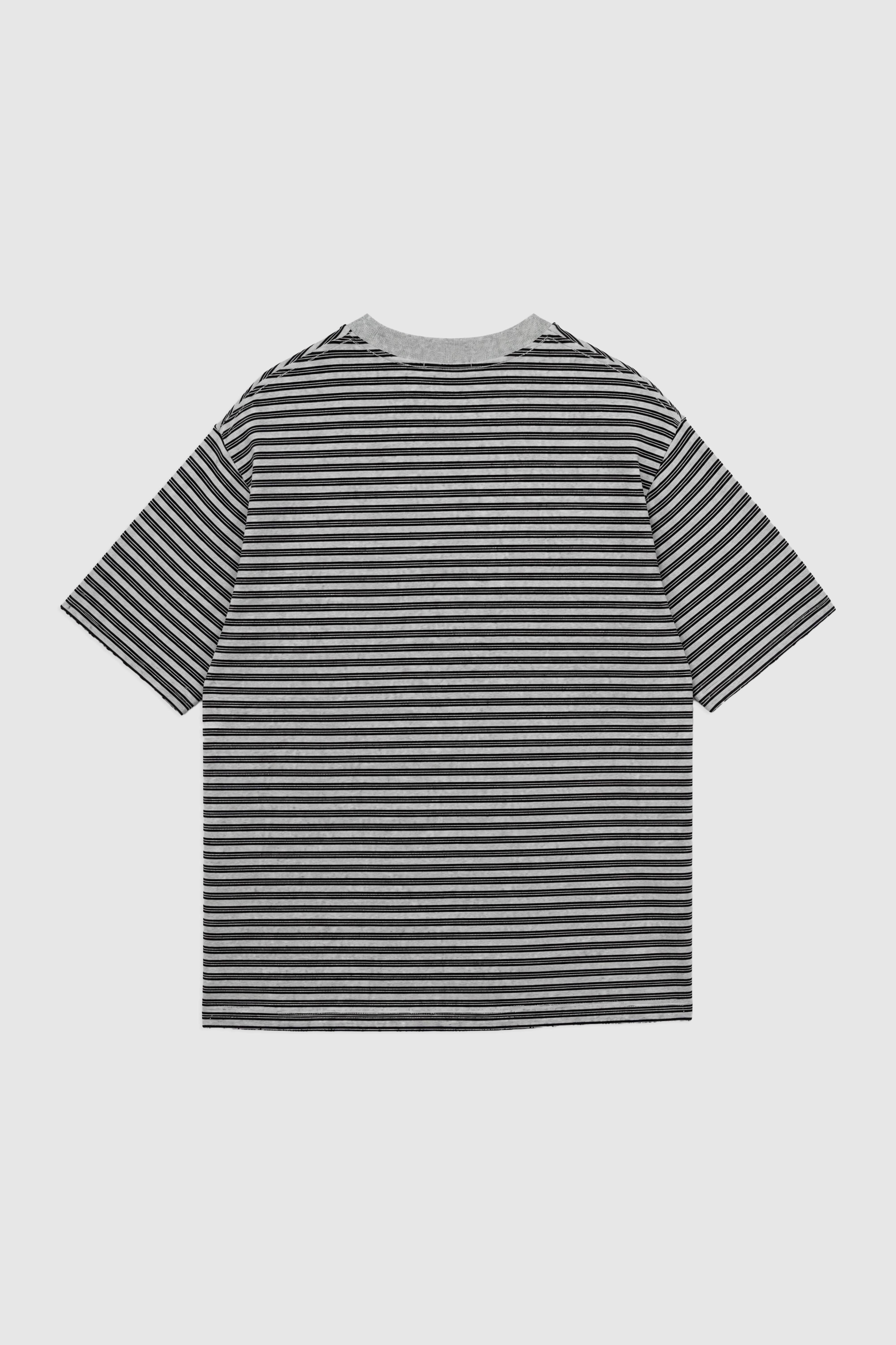 Oversized Cotton Striped T-Shirt