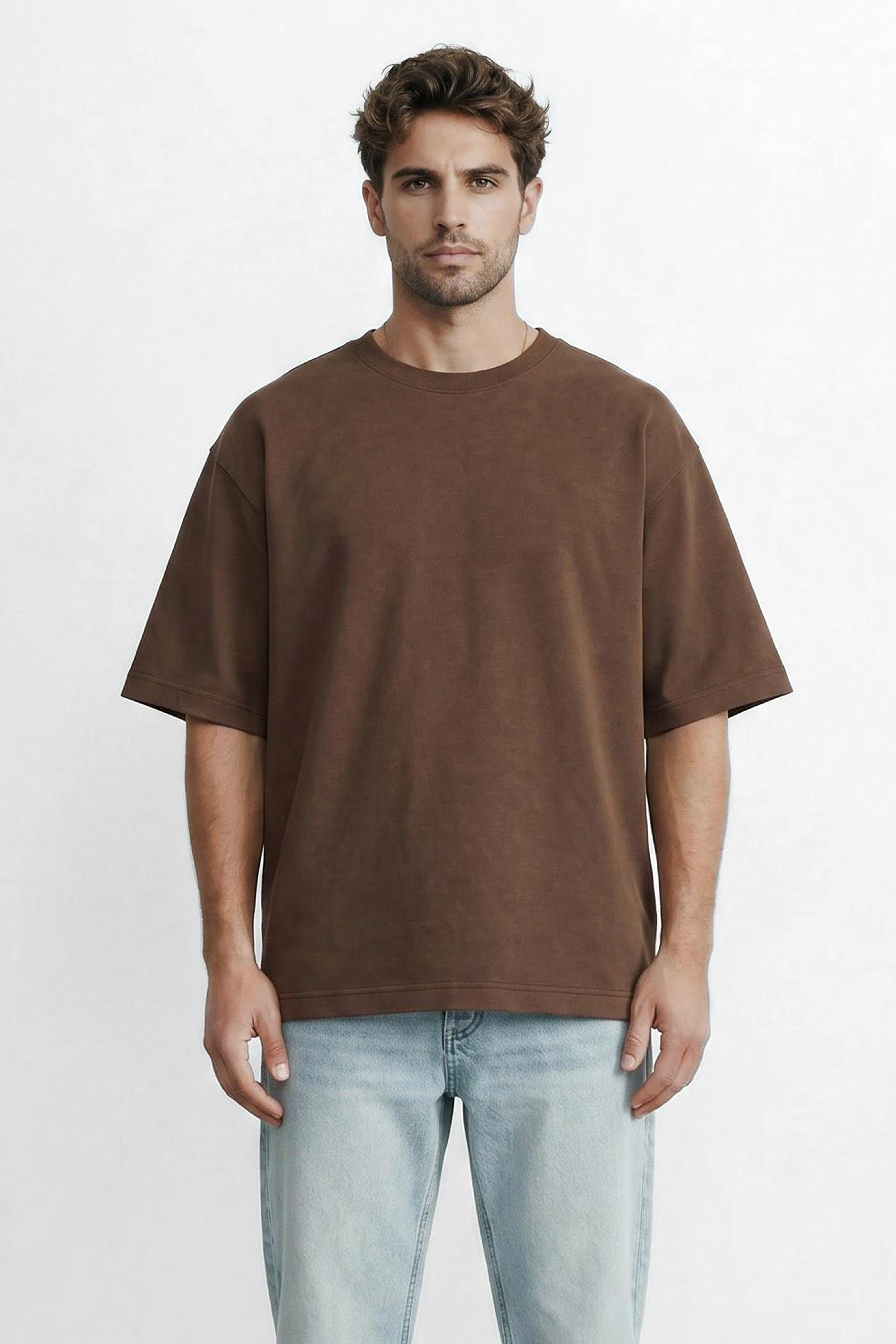 Oversized Linen Blend T-Shirt