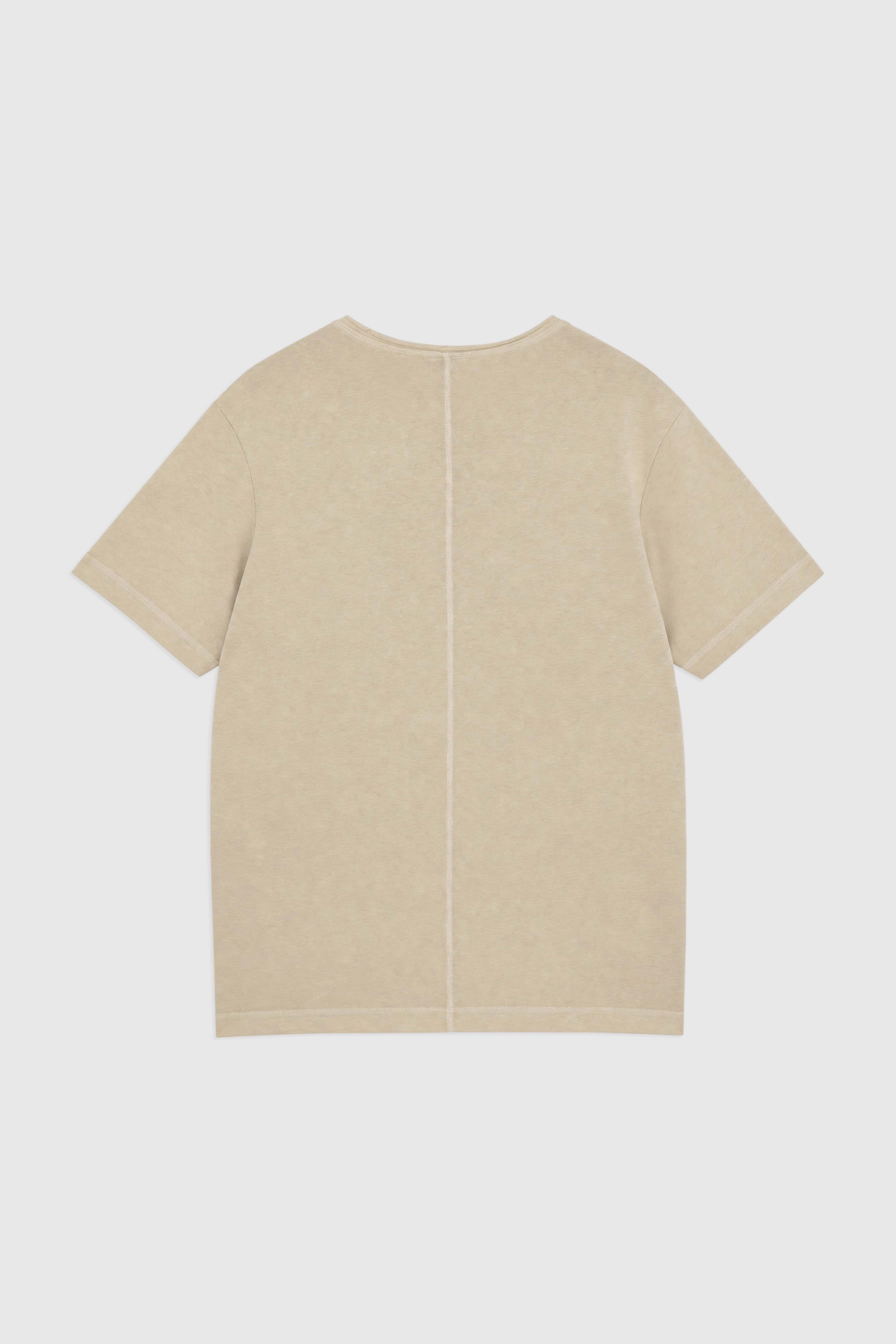 Mid Fit Linen Blend T-Shirt
