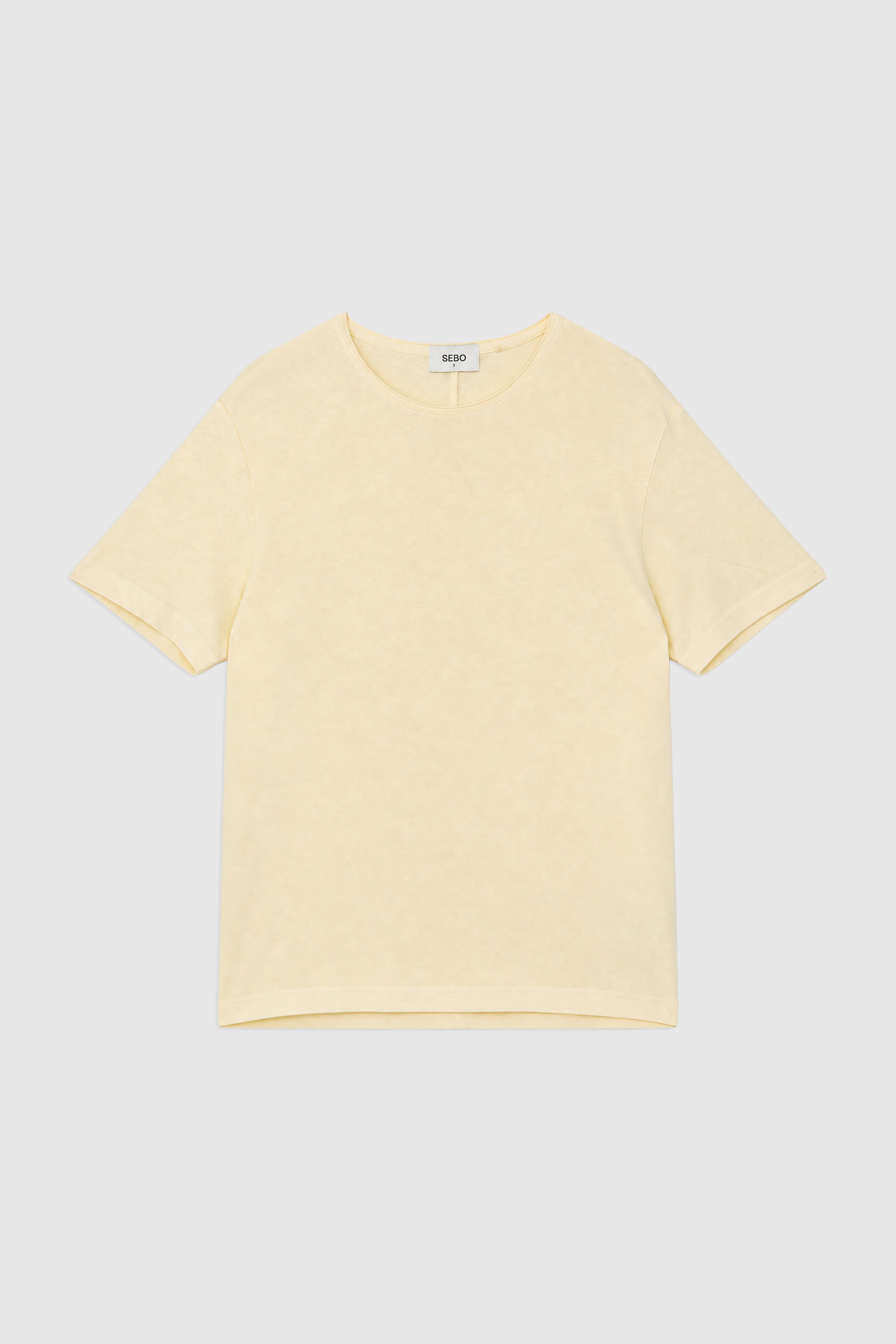 Mid Fit Linen Blend T-Shirt