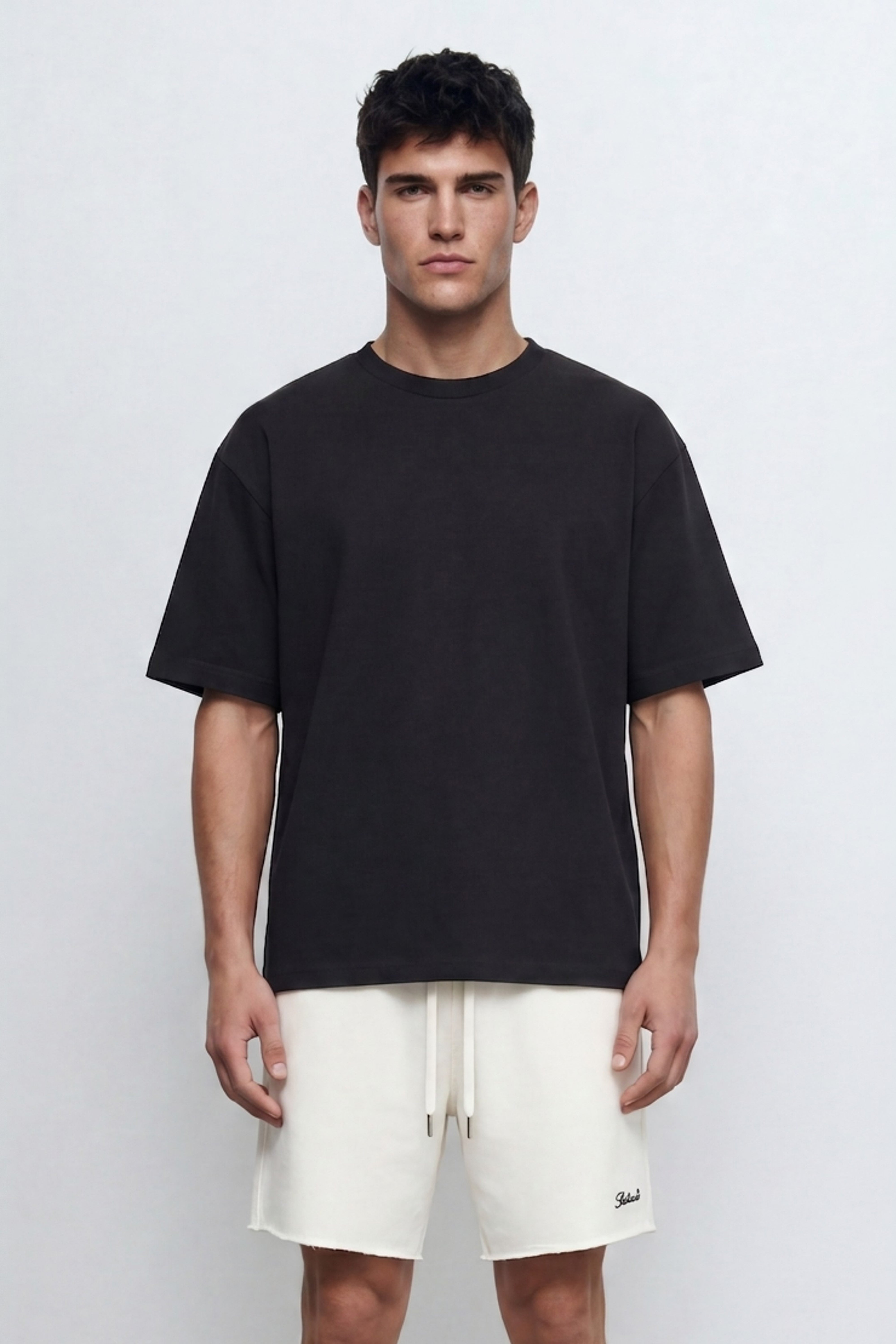 Oversized Linen Blend T-Shirt