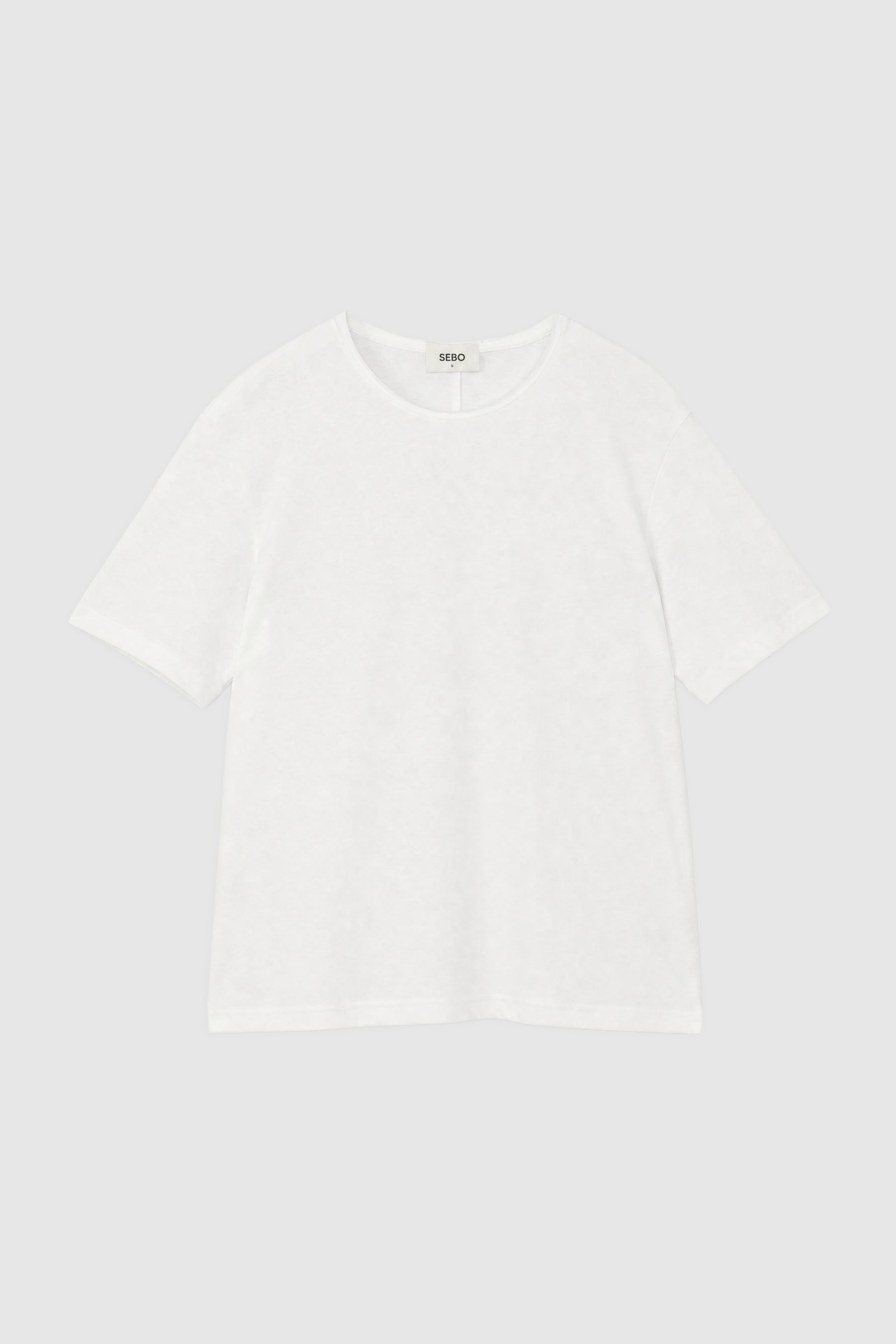 Mid Fit Linen Blend T-Shirt