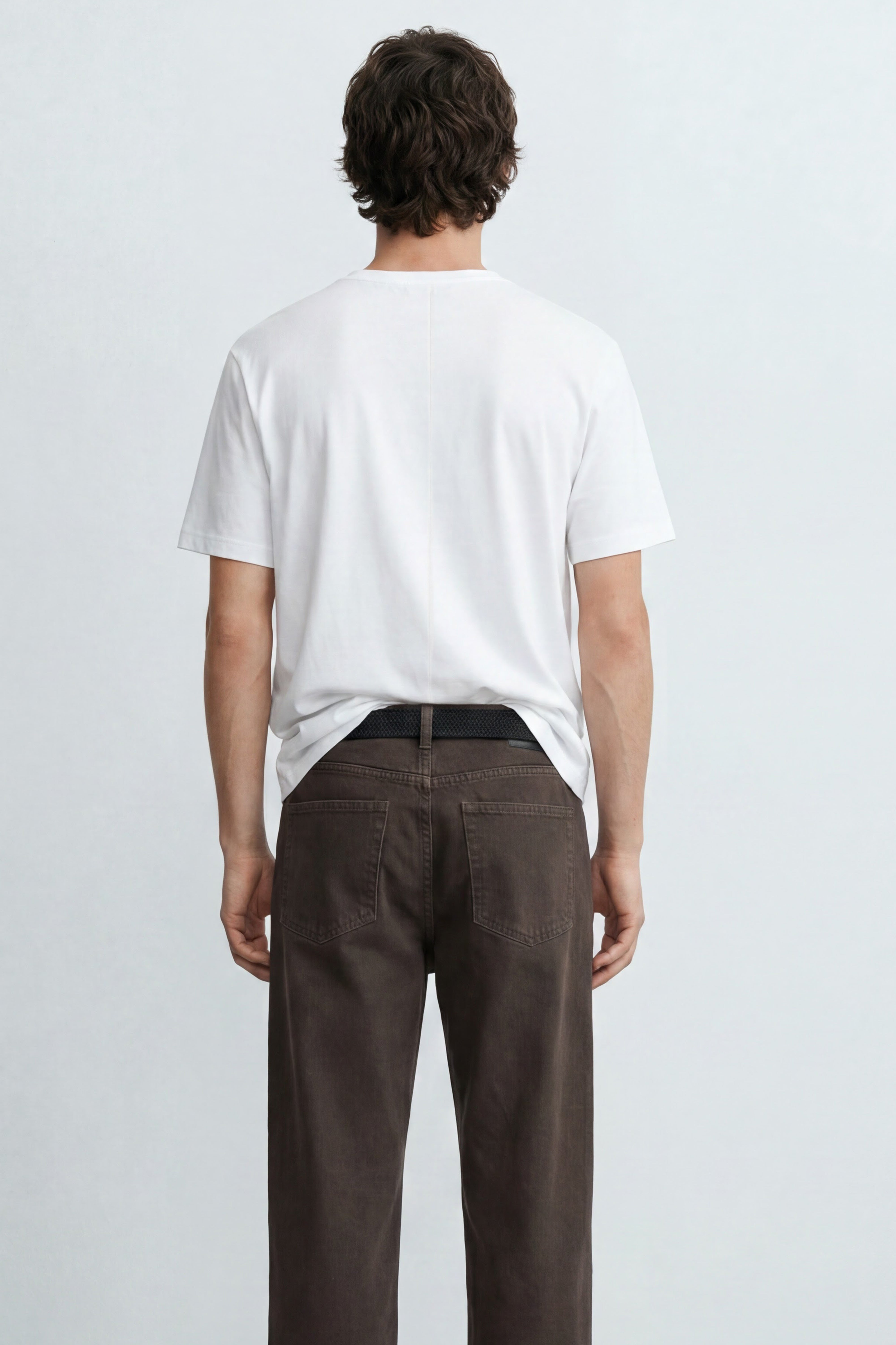Mid Fit Linen Blend Tee
