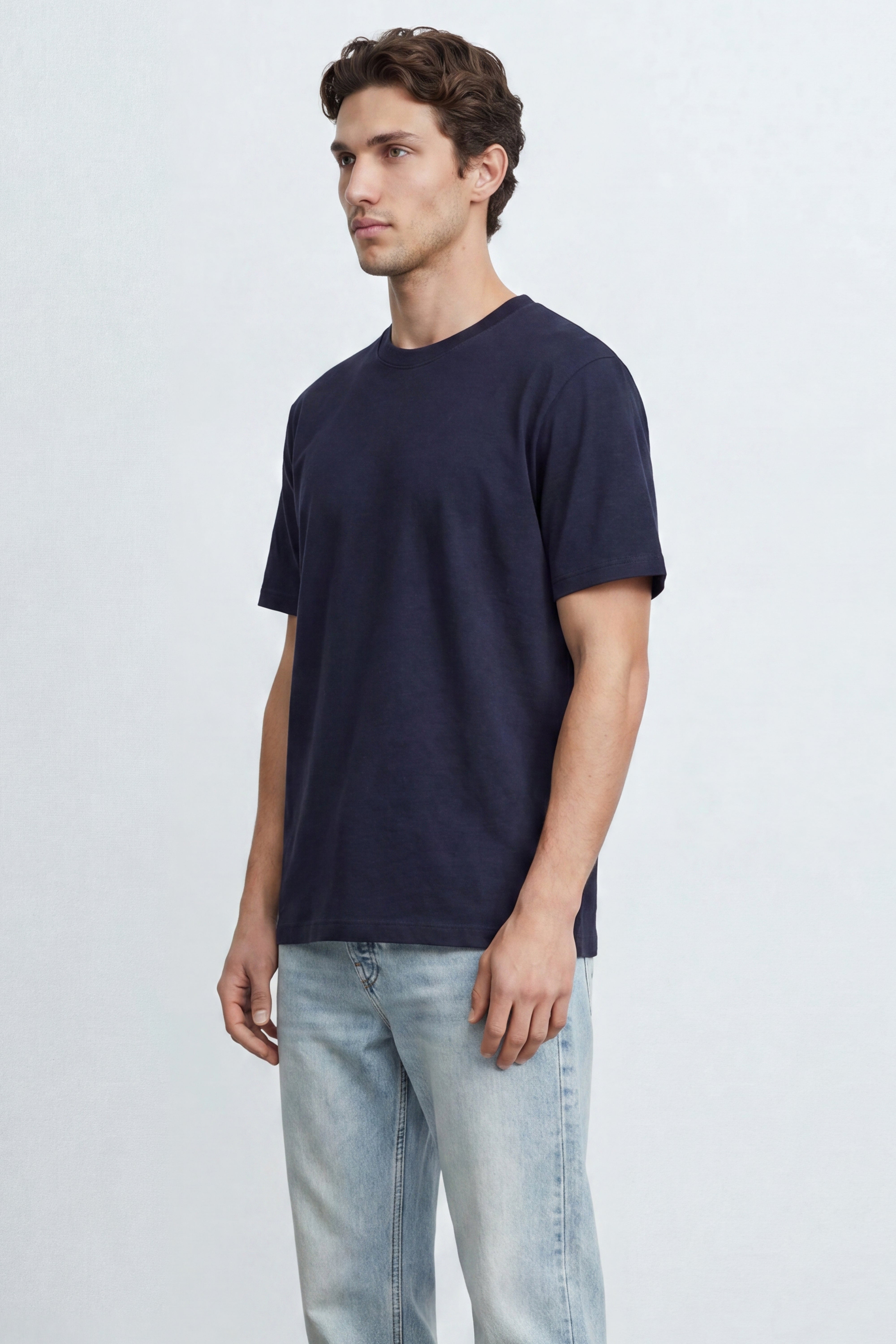 Mid Fit Cotton Modal Tee