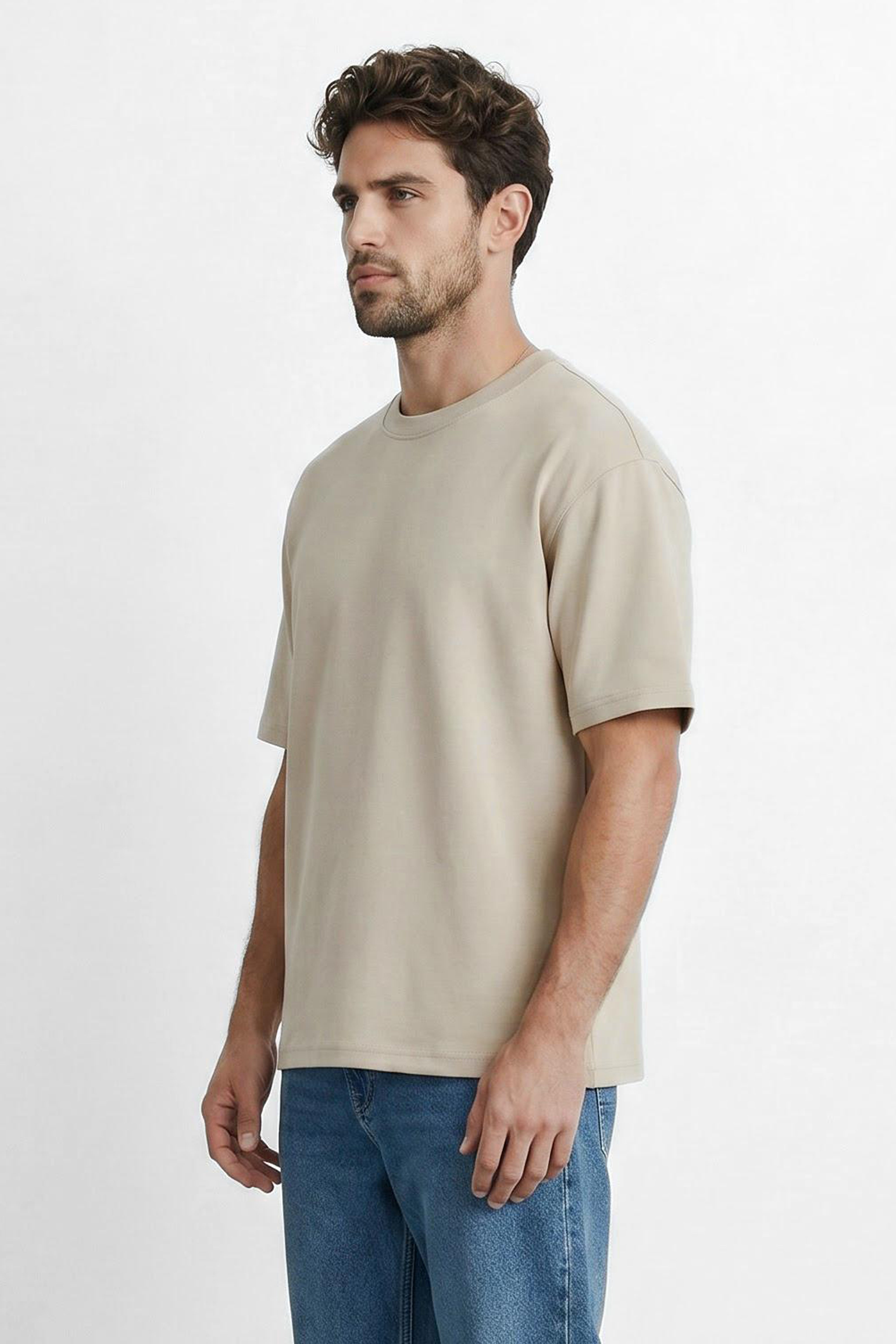 Mid Fit Cotton Modal T-Shirt