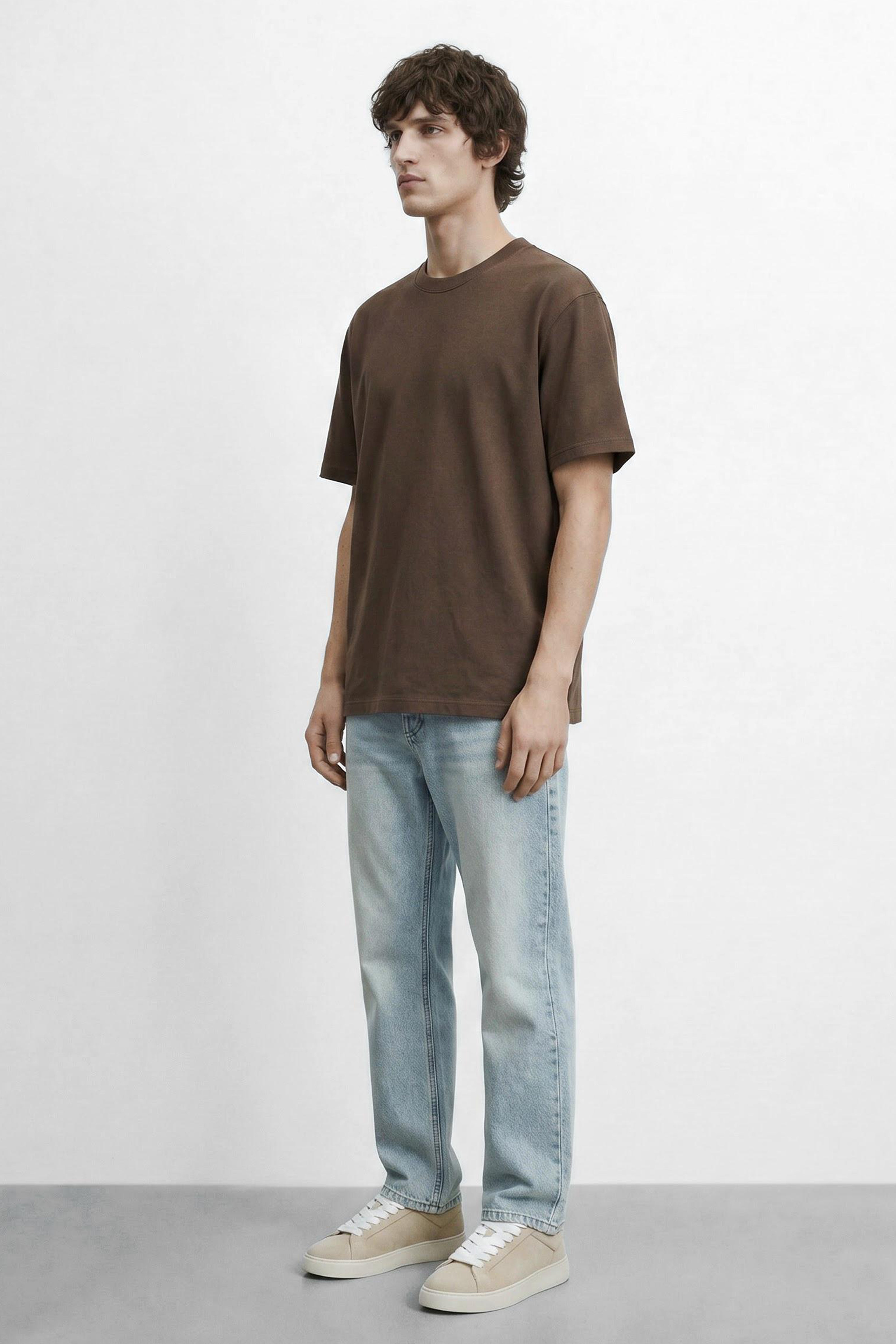 Mid Fit Cotton Modal T-Shirt