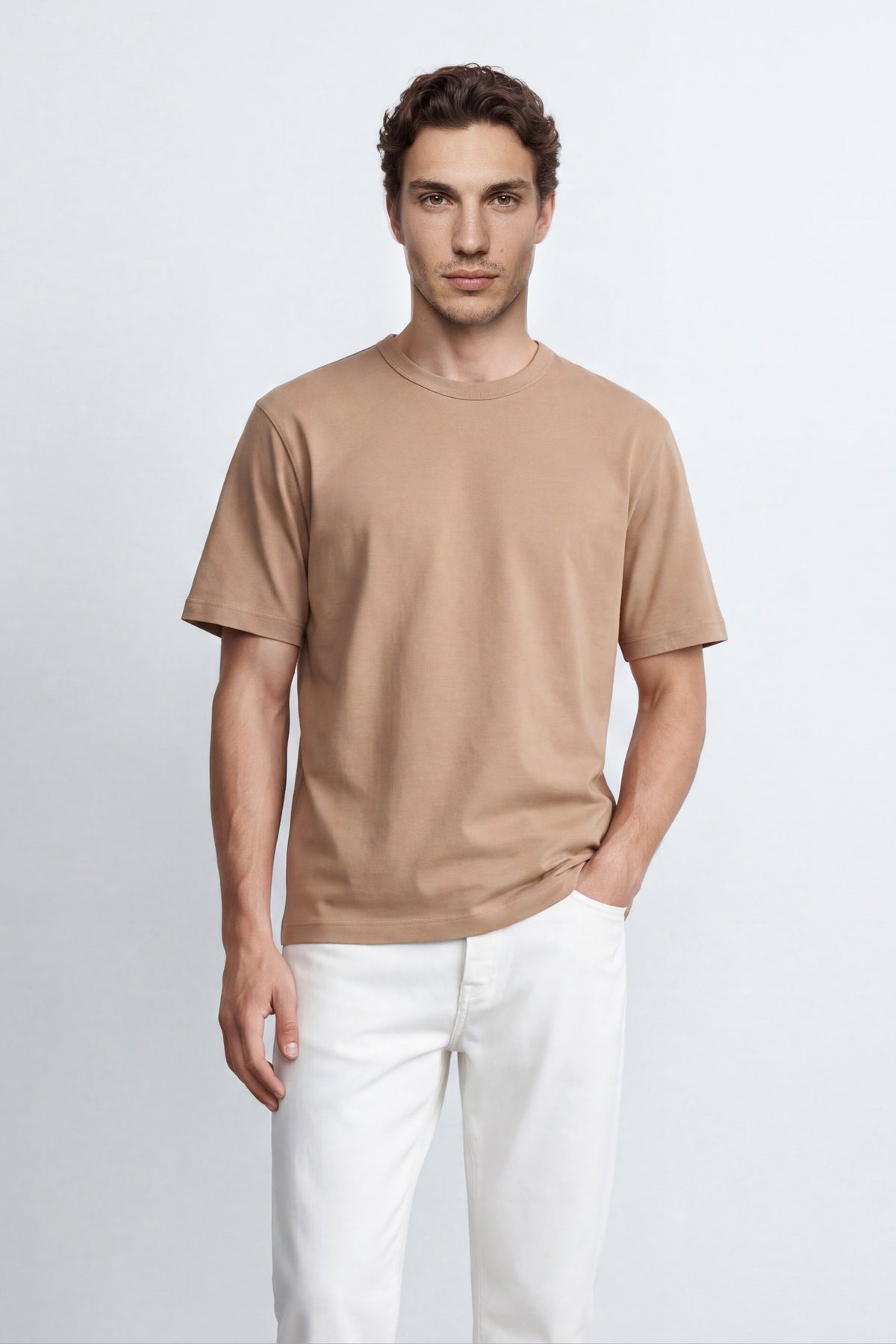 Mid Fit Cotton Tee