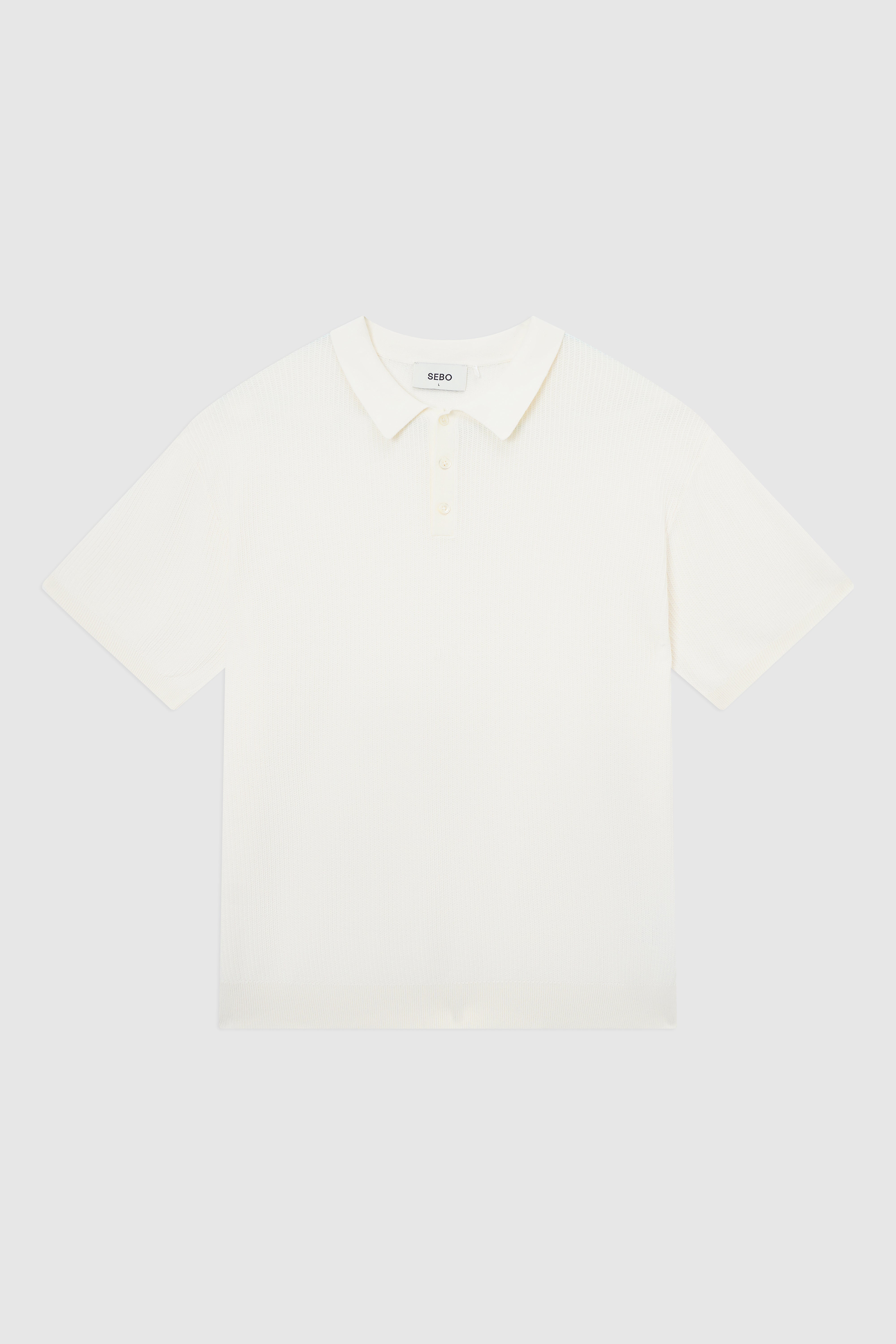 Slim Fit Cotton Knitted  Polo