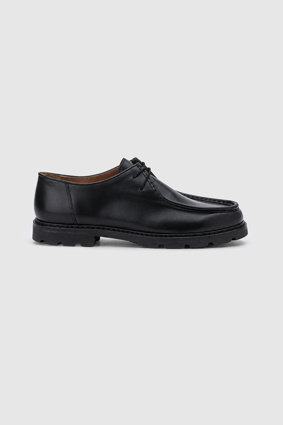 Leather Chunky Moccasins