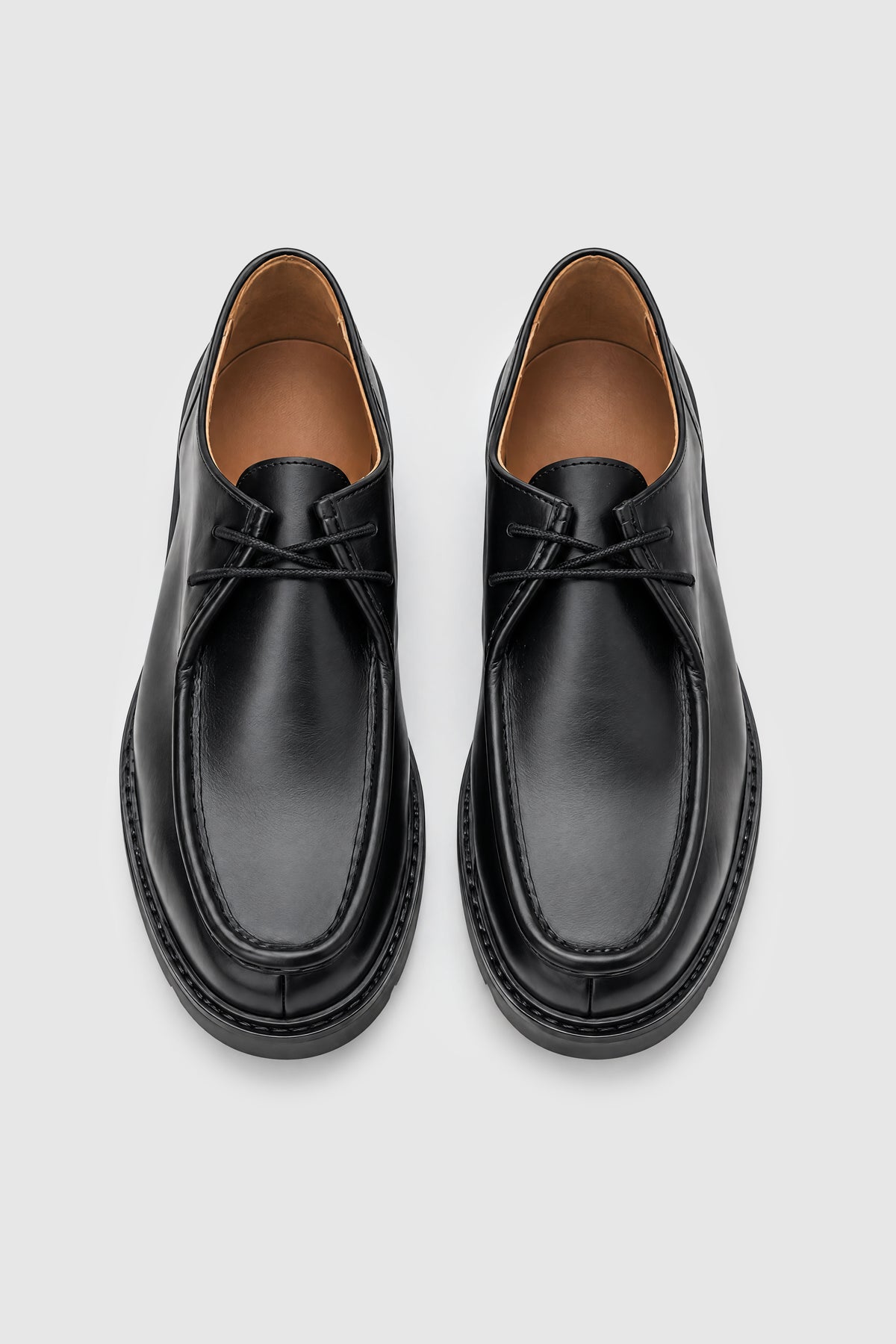 Leather Chunky Moccasins
