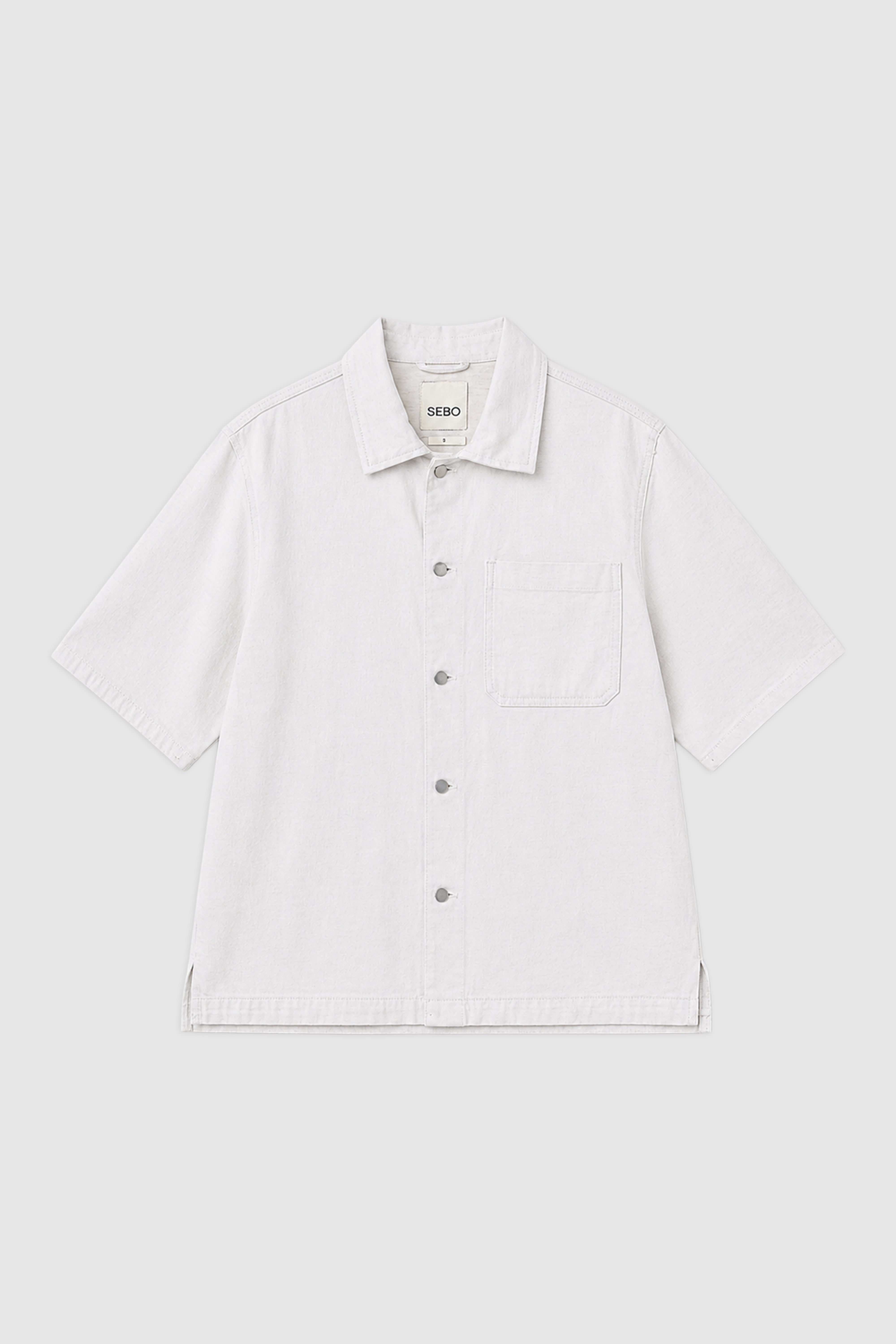 Linen Blend Short Sleeve Shirt