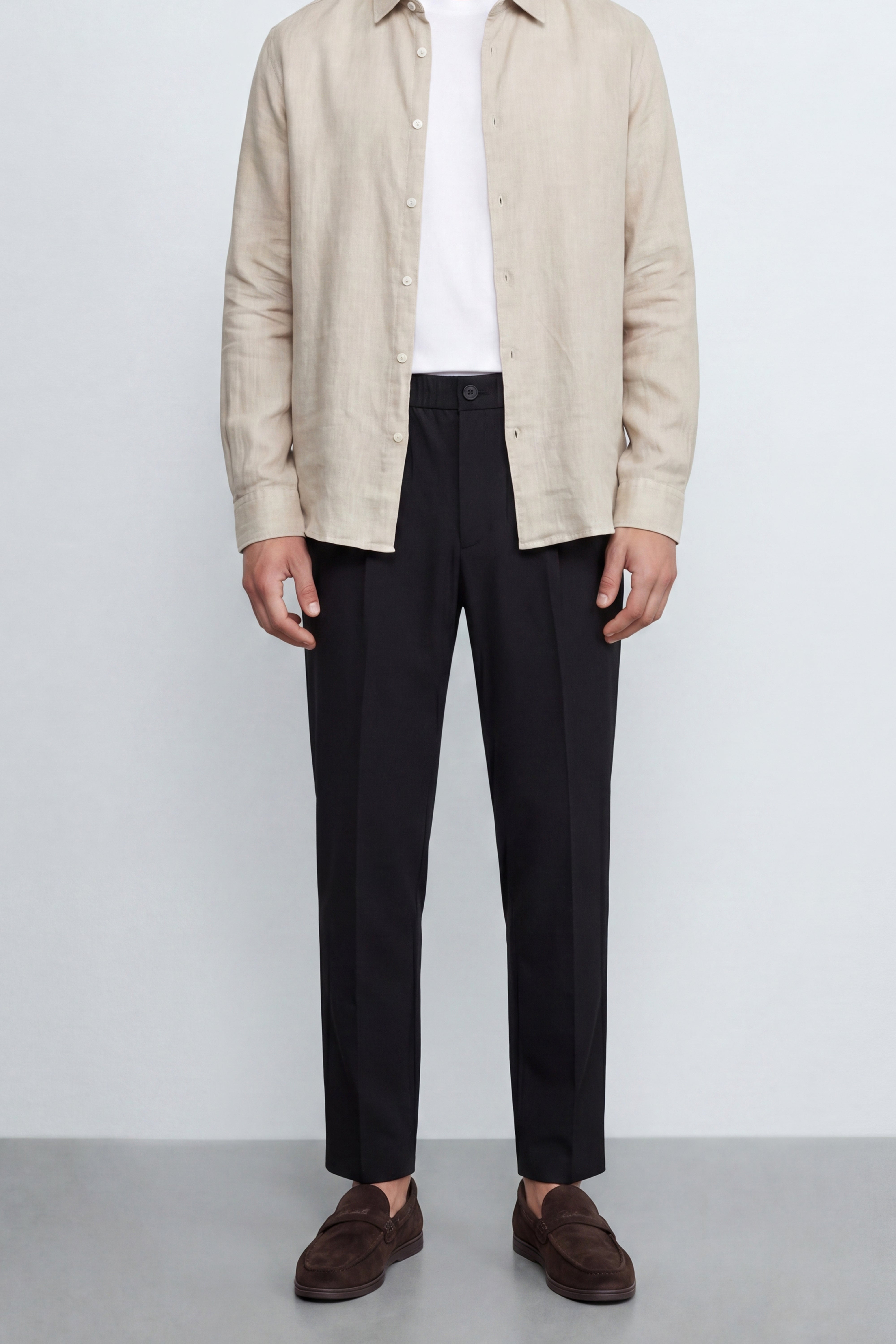 Carrot Fit Tailored Pants