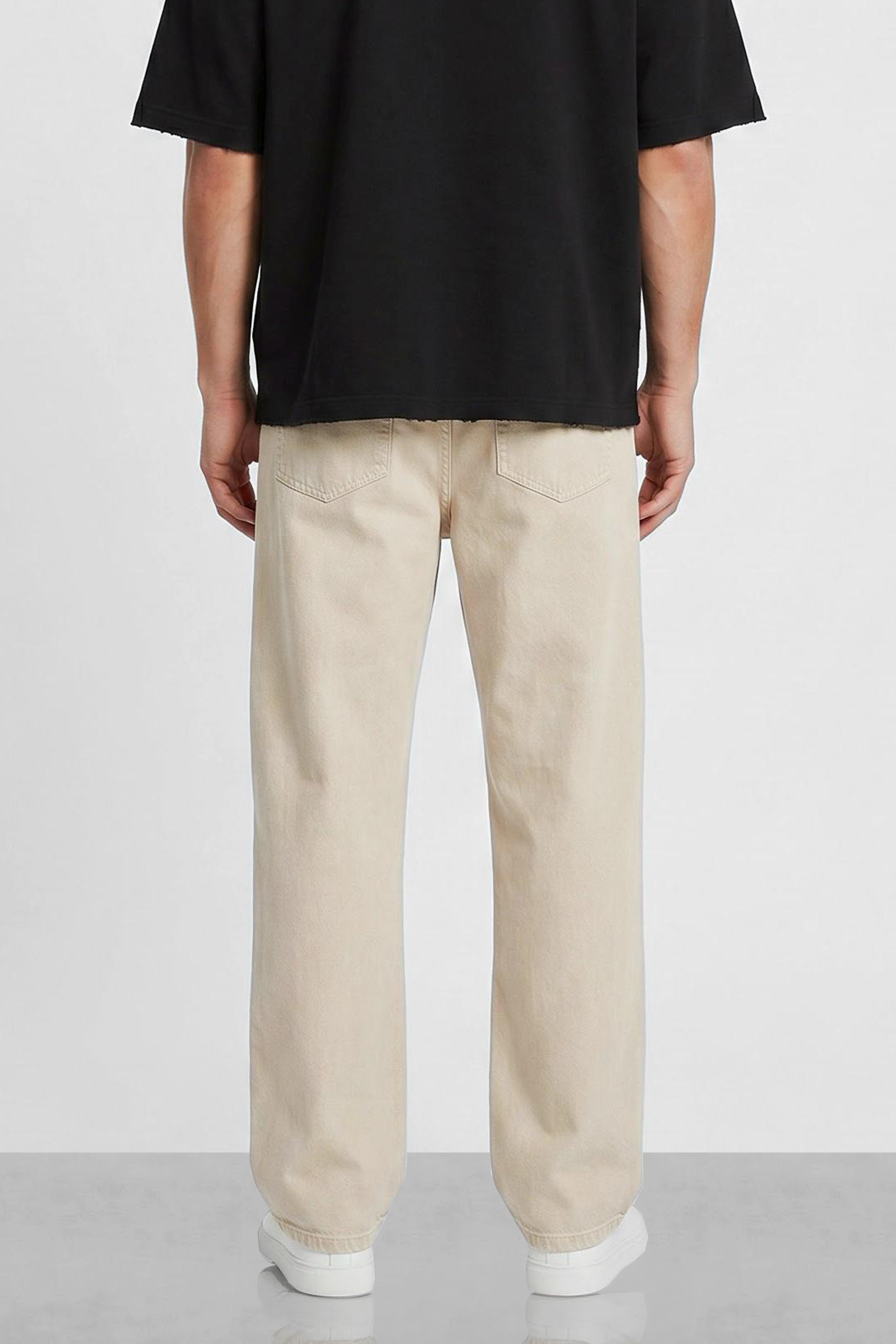 Straight Fit Cotton Pants