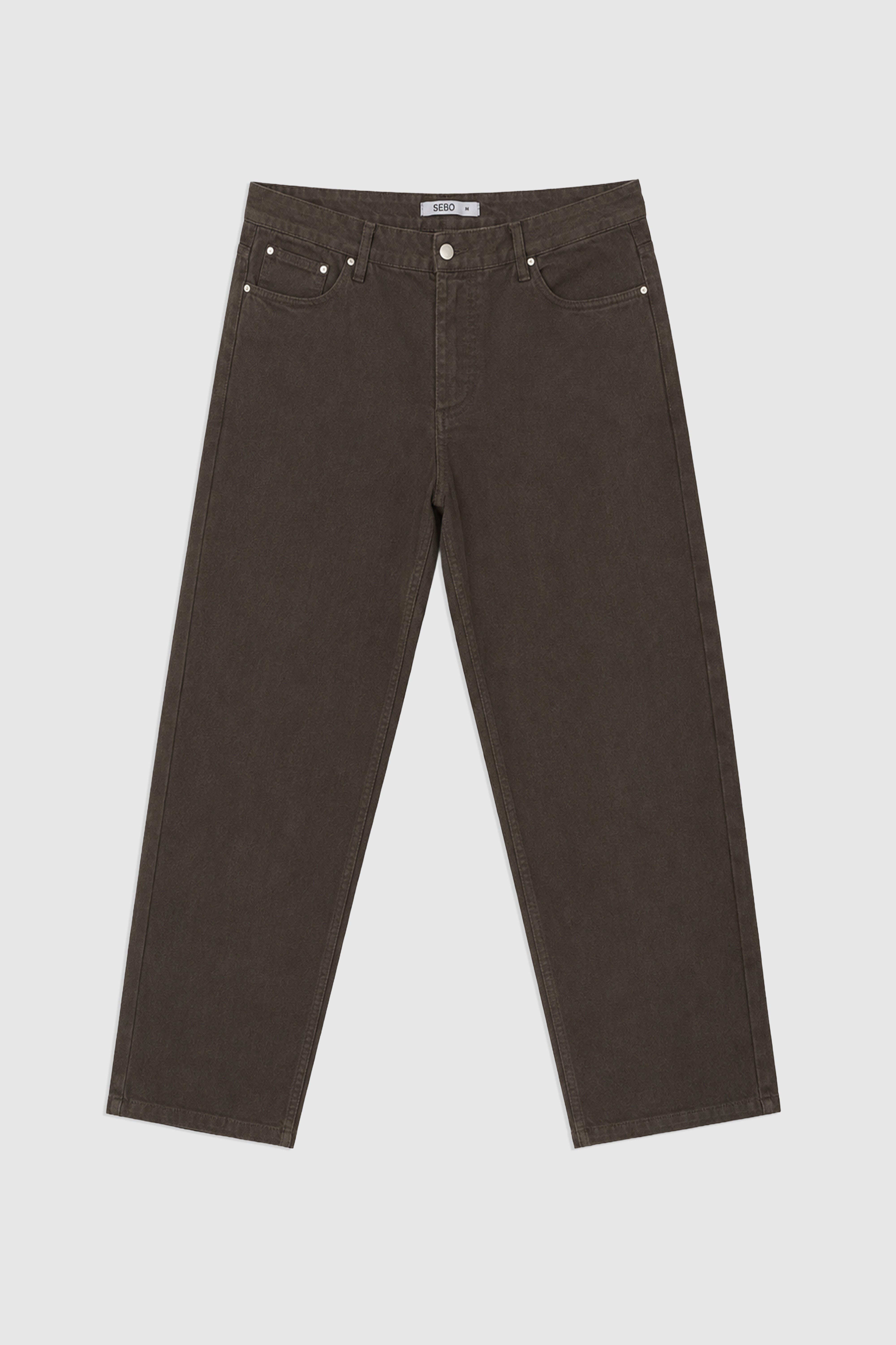 Straight Fit Cotton Pants