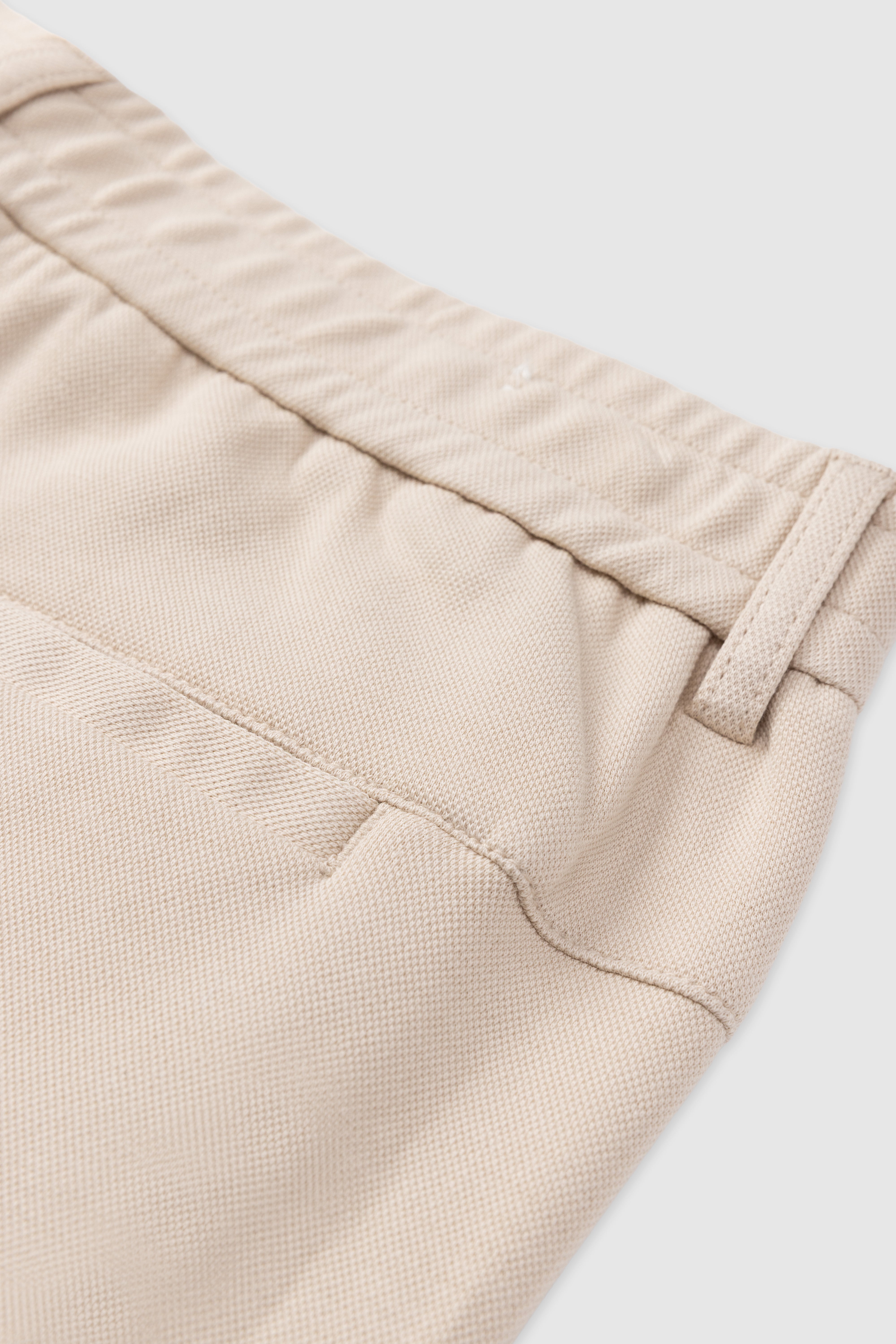 Slim Fit Cotton Blend Pants