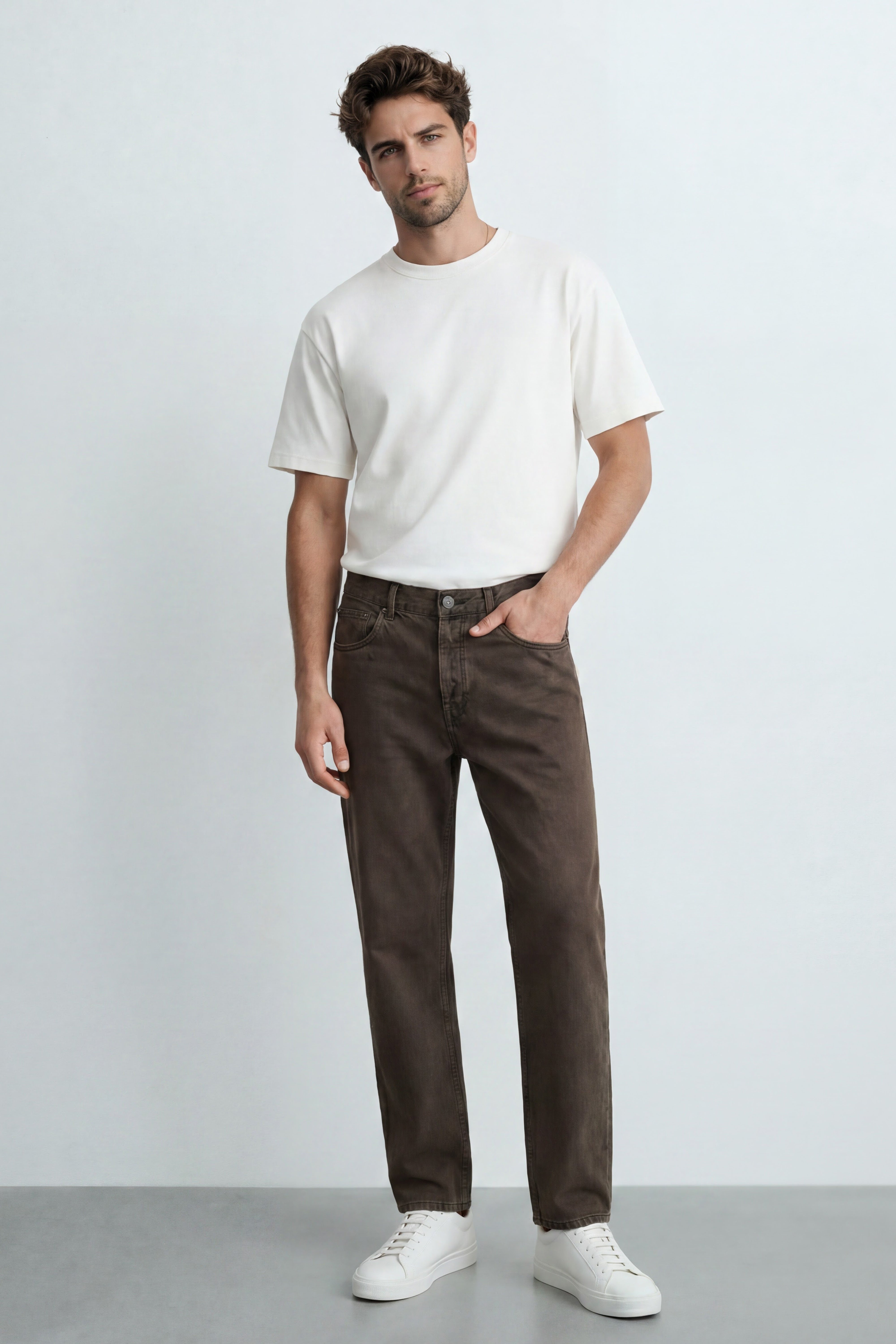 Relaxed Fit Cotton Pants