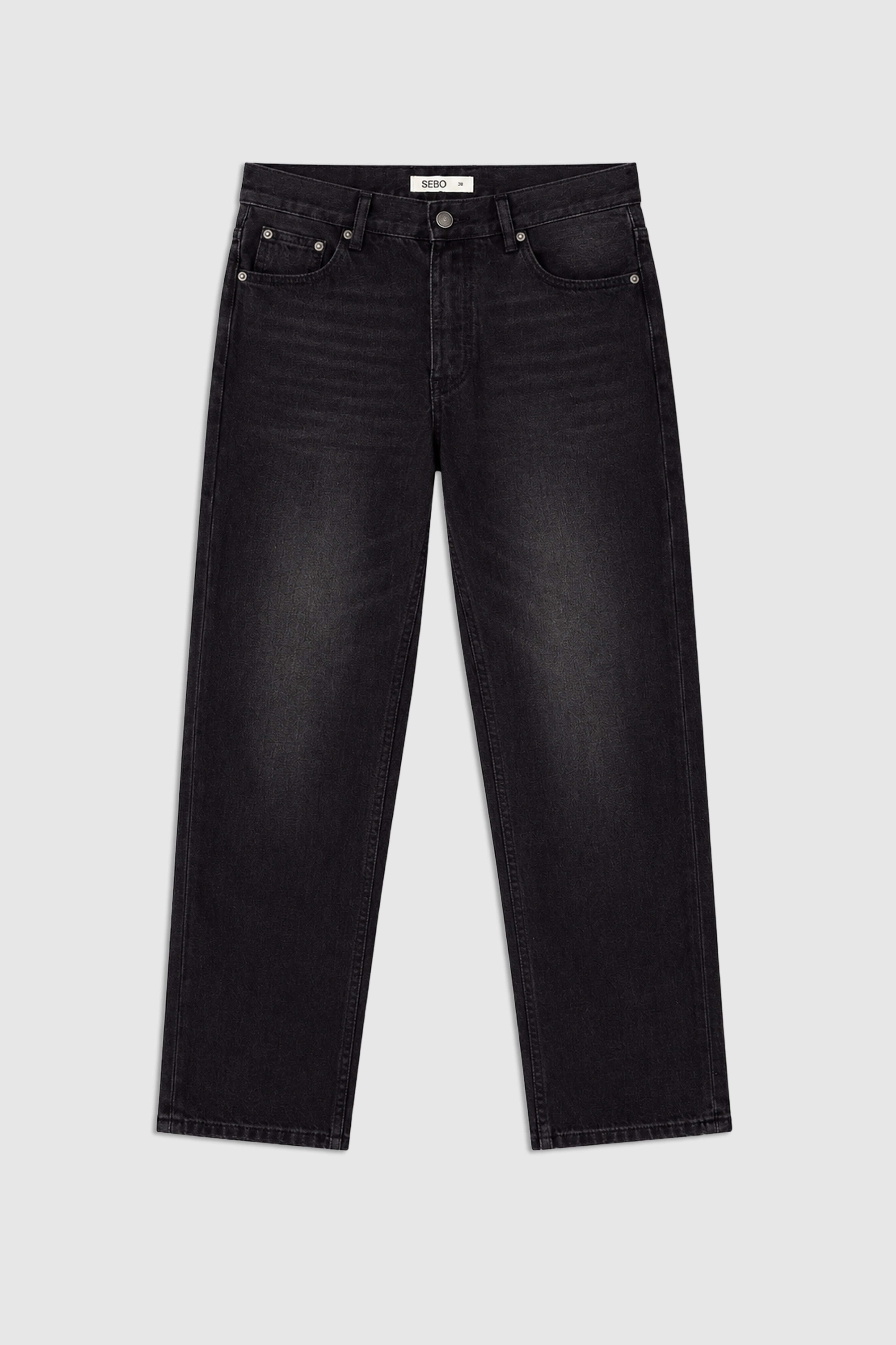 Straight Fit Cotton Jeans