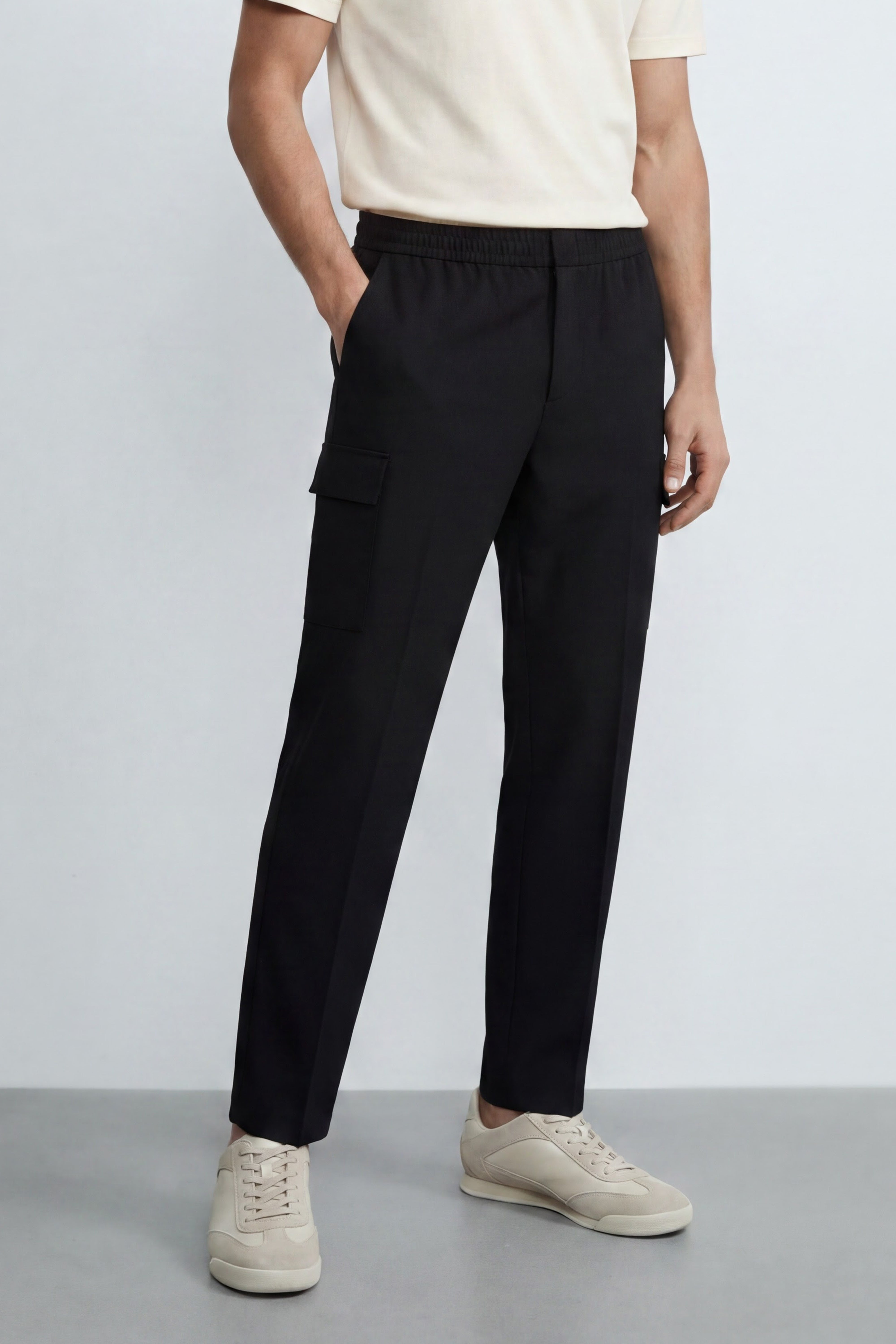 Straight Fit Tailored Pants