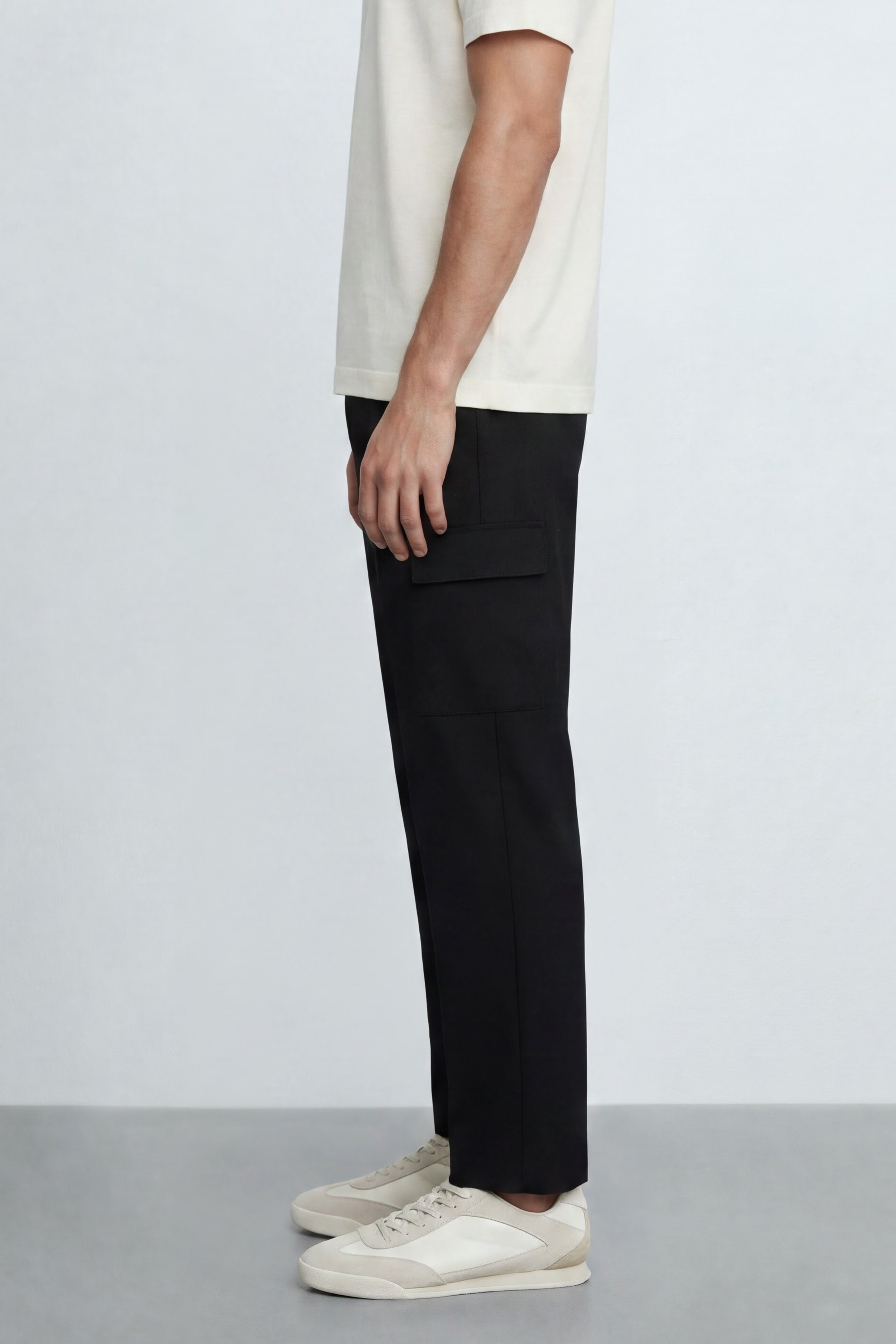 Straight Fit Tailored Pants