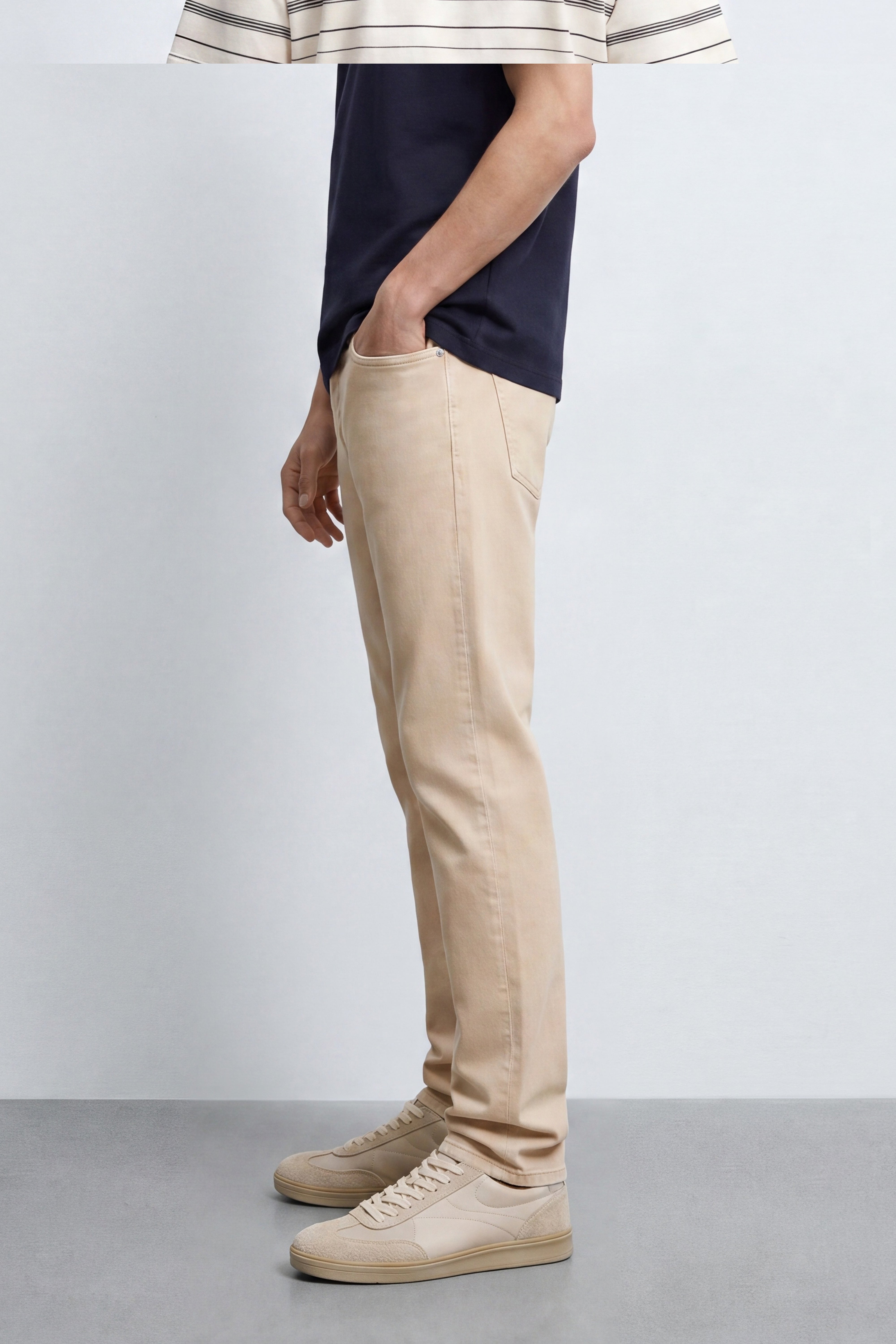 Relaxed Fit Cotton Pants