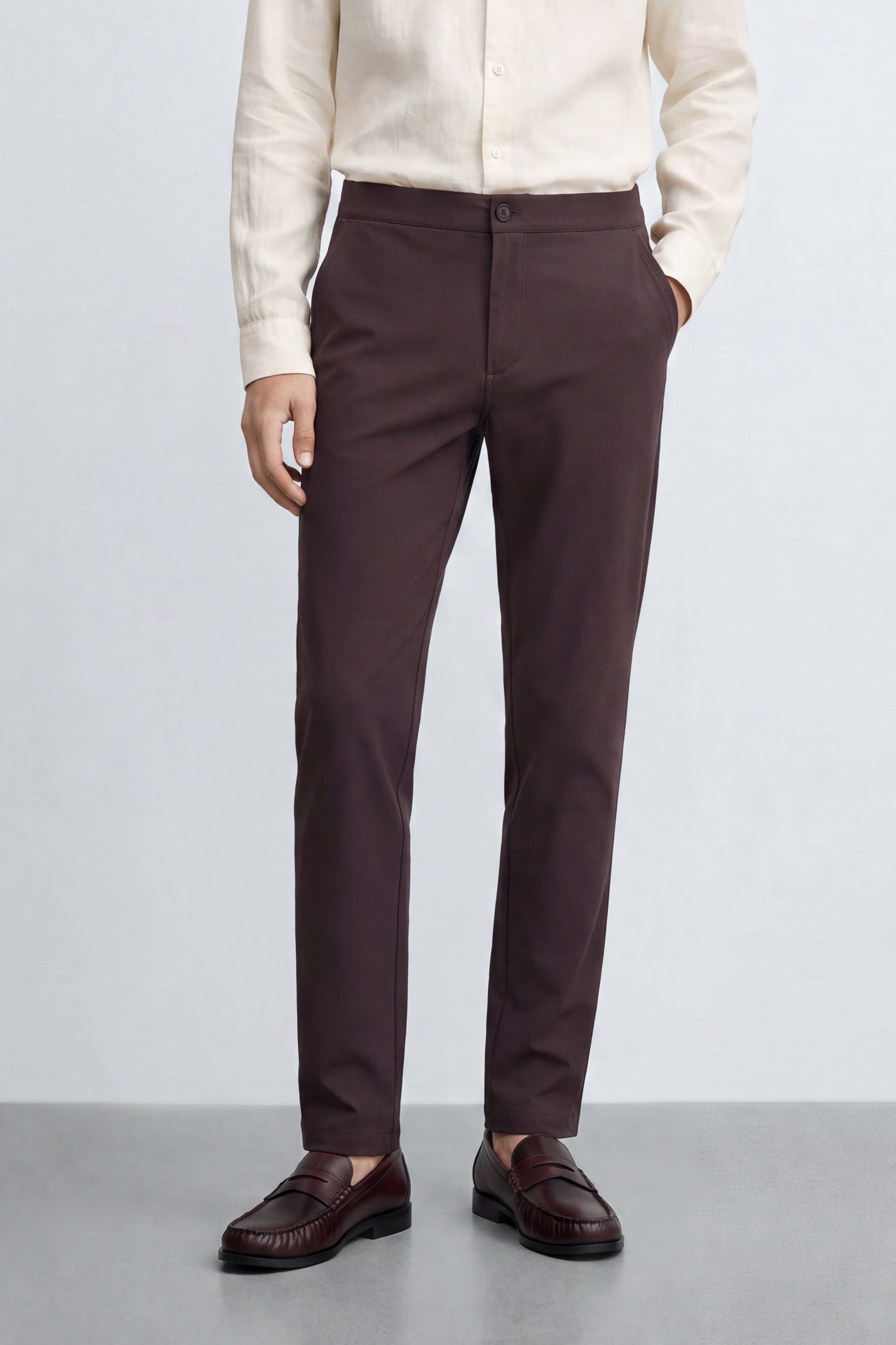 Carrot Fit Tailored Pants