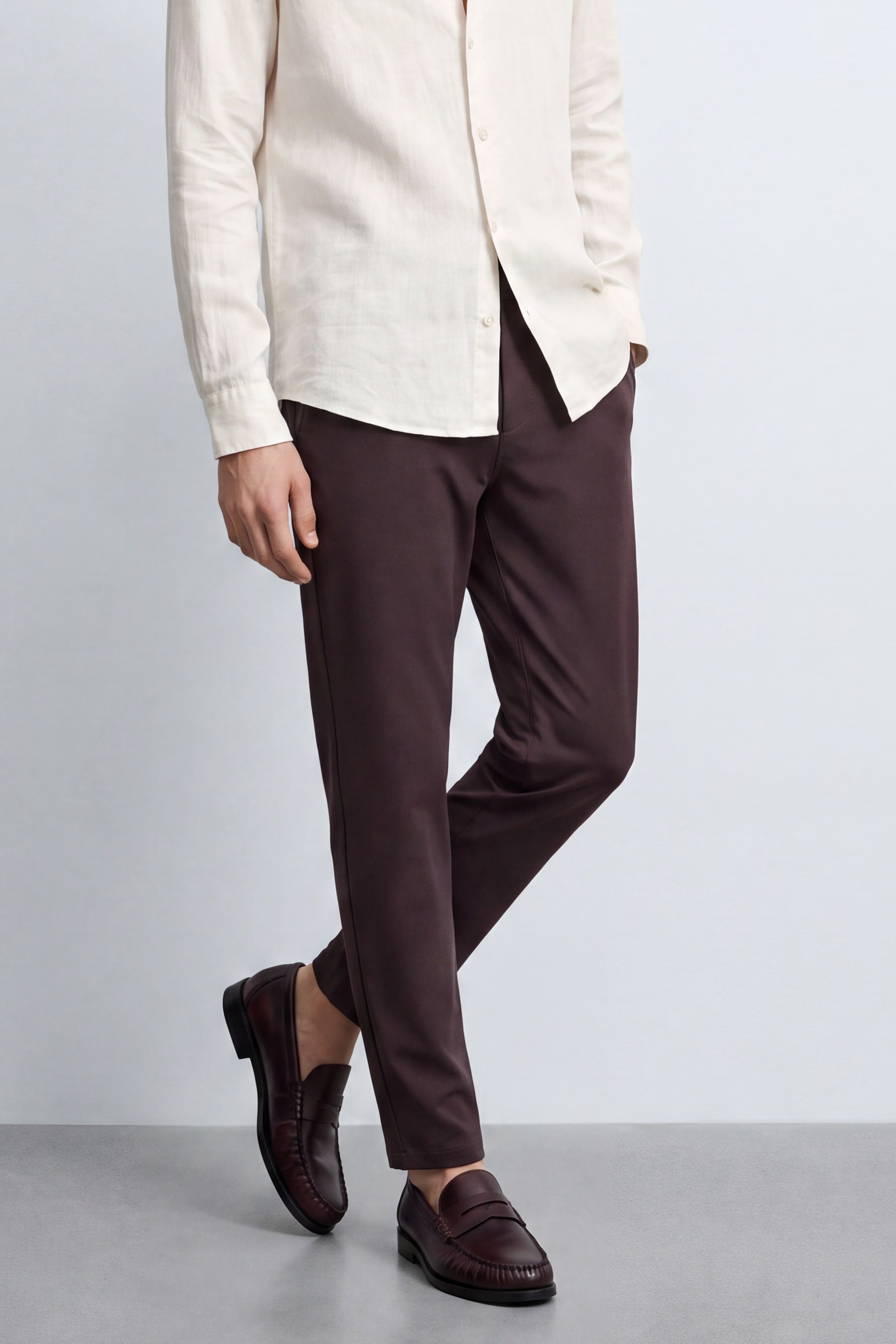 Carrot Fit Tailored Pants