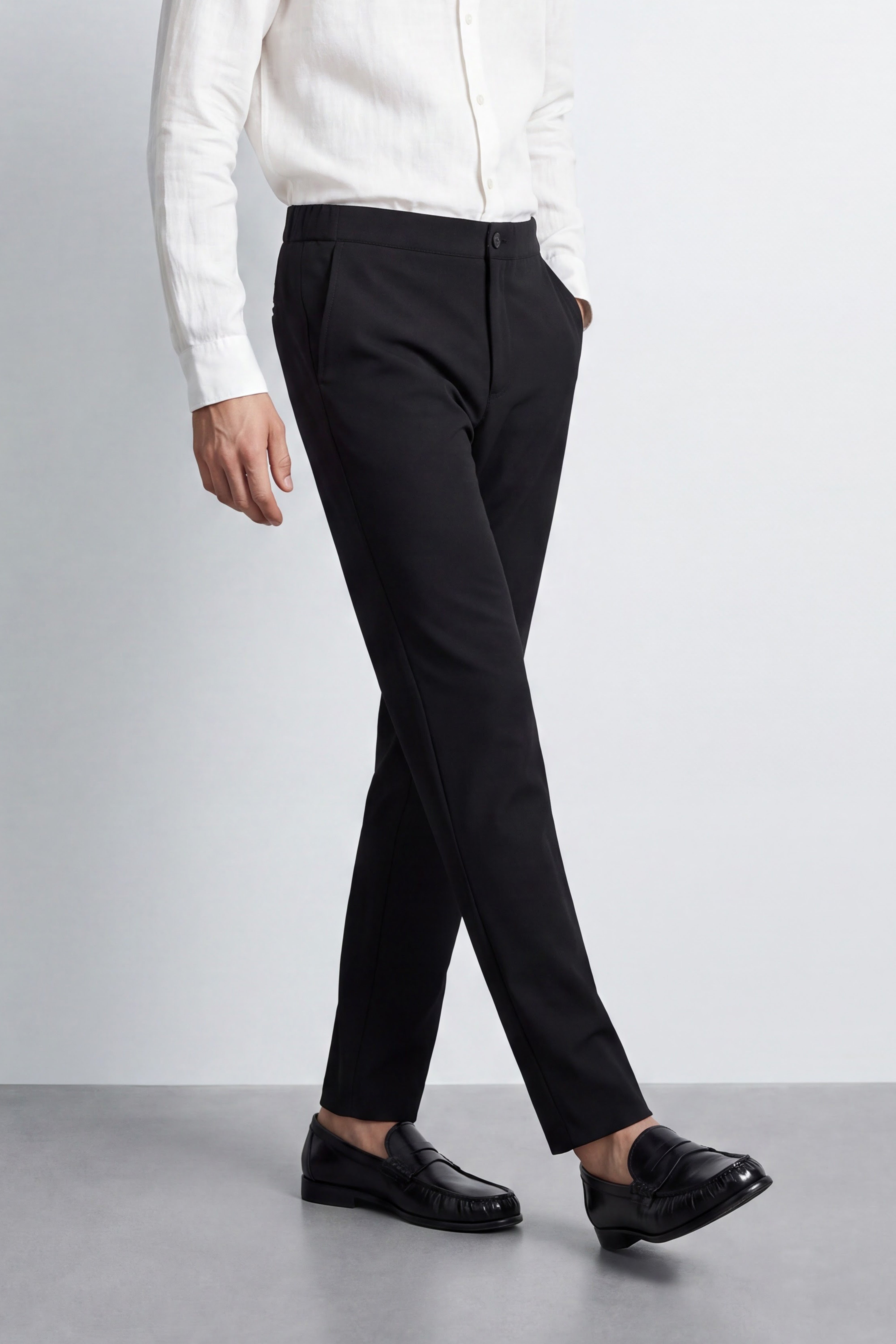 Carrot Fit Tailored Pants