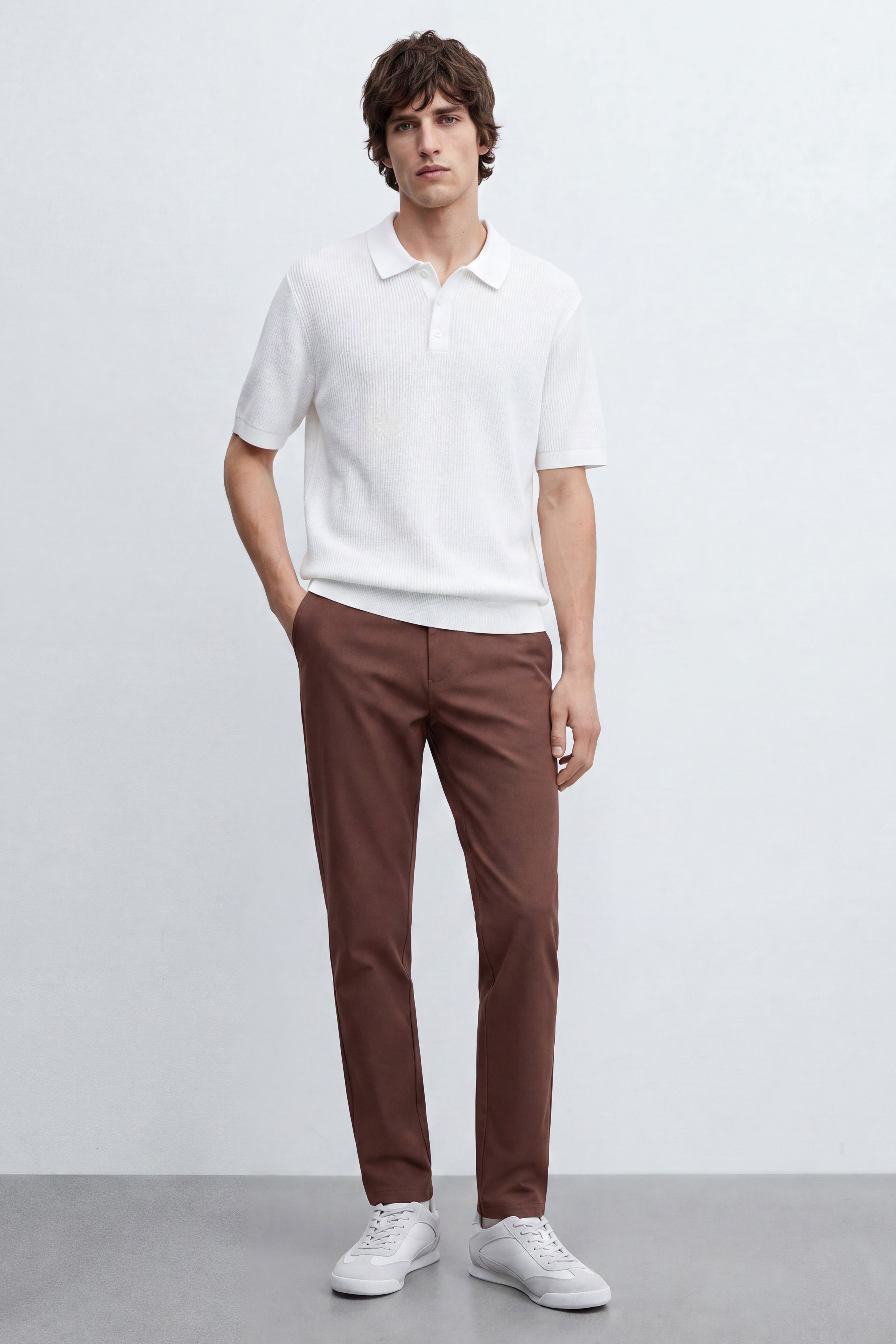 Carrot Fit Tailored Pants