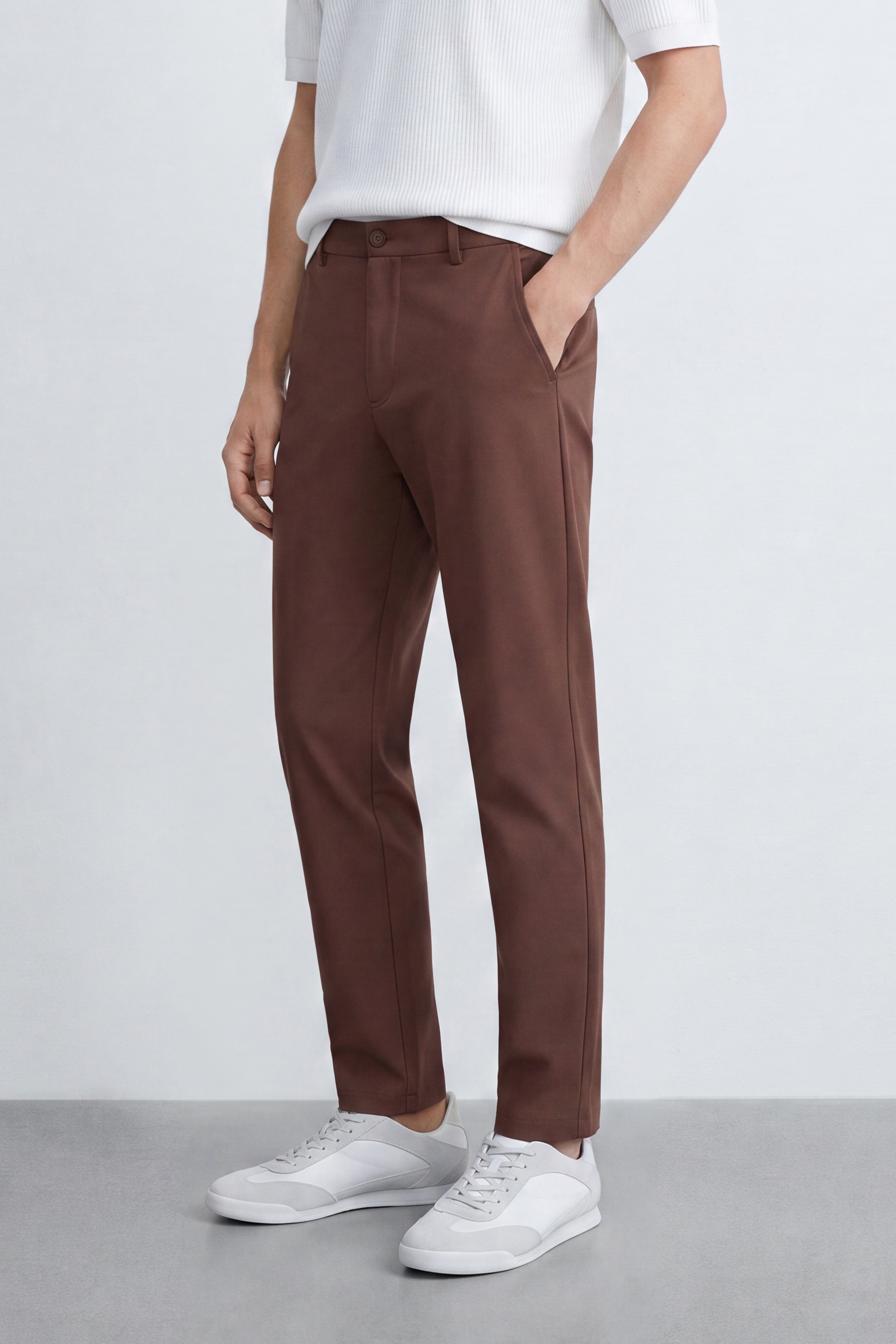 Carrot Fit Tailored Pants