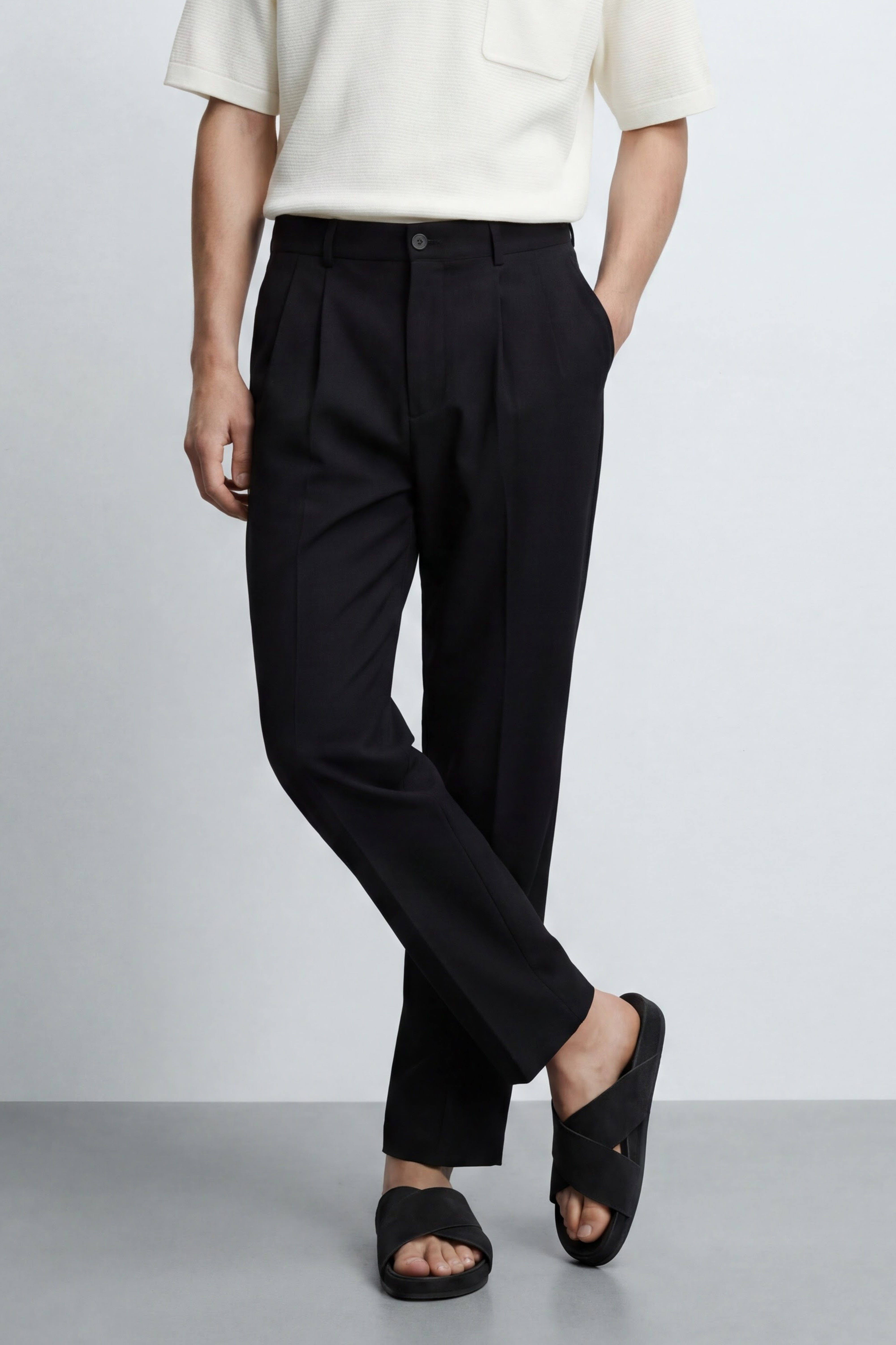 Oversized Fit Tailored Trousers