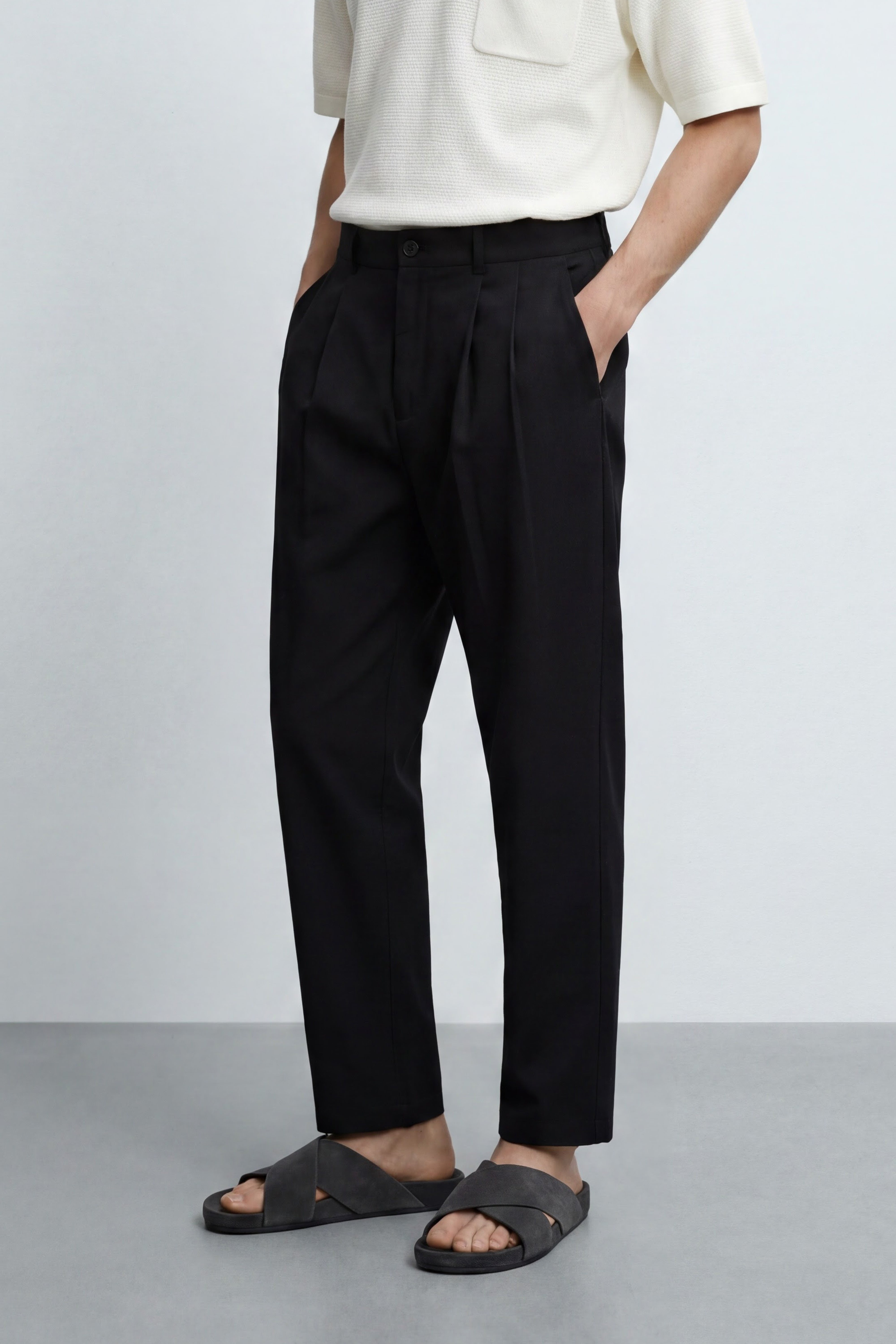 Oversized Fit Tailored Trousers