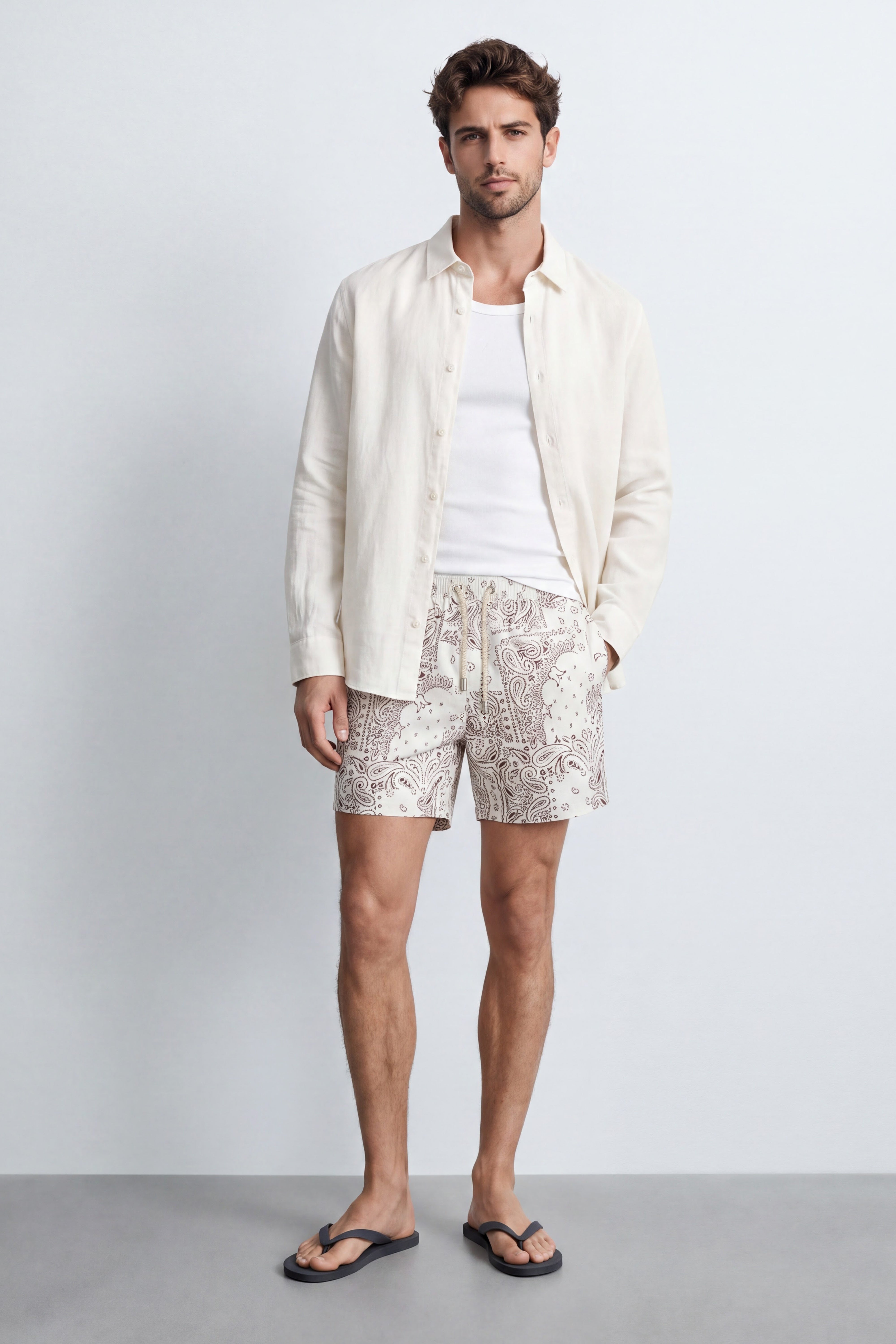 Paisley Swim Shorts