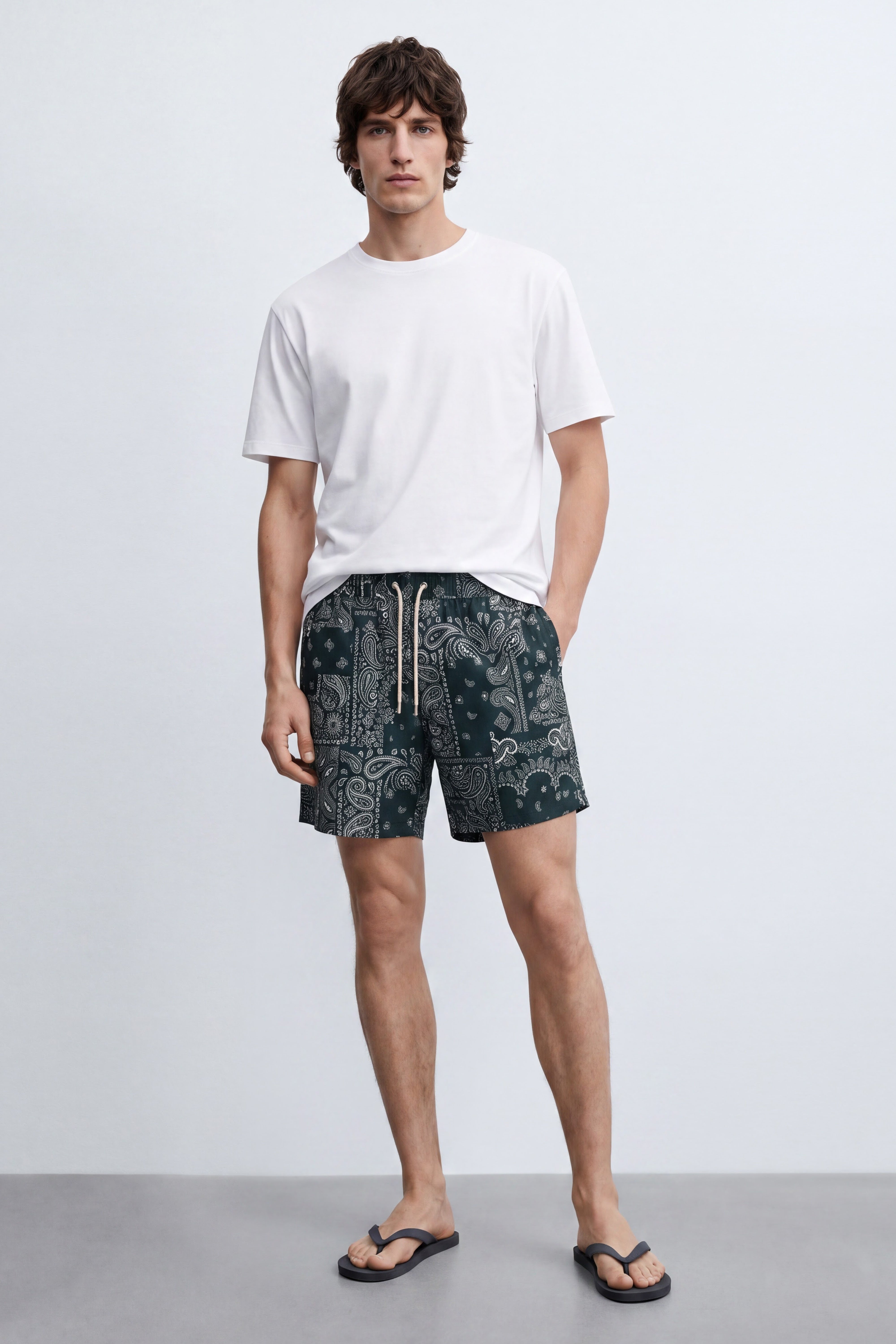Paisley Swim Shorts