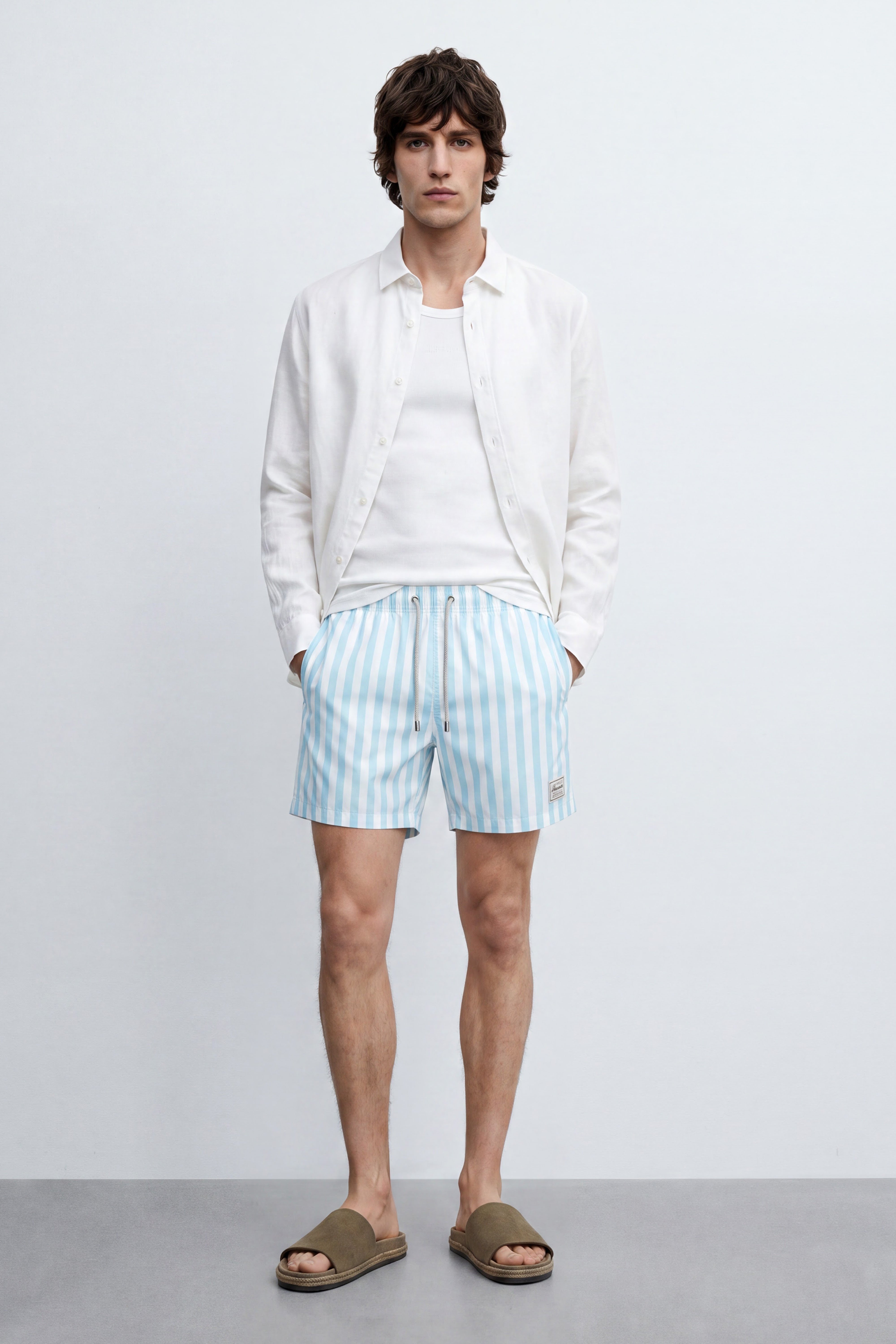 Striped Swim Shorts