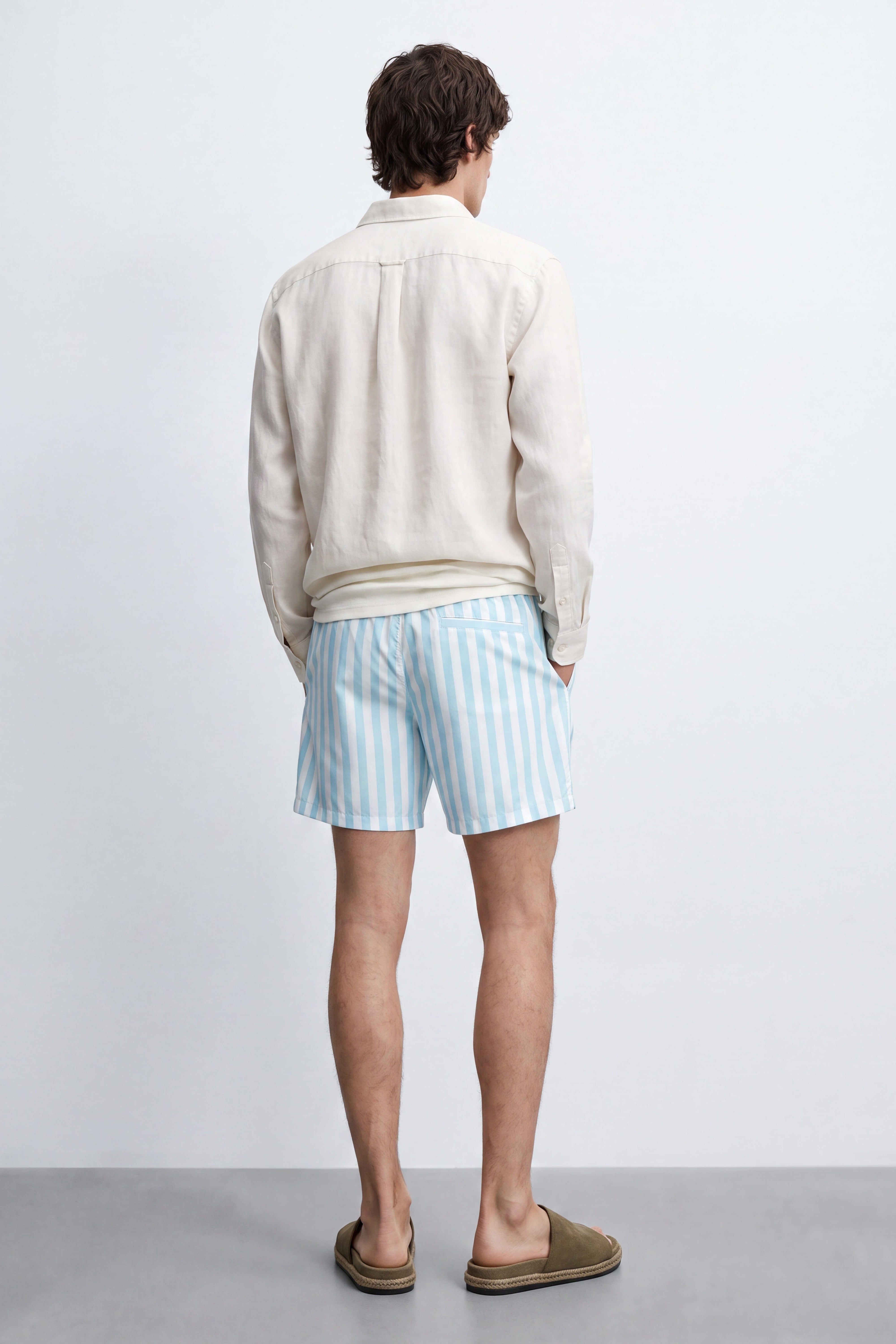 Striped Swim Shorts