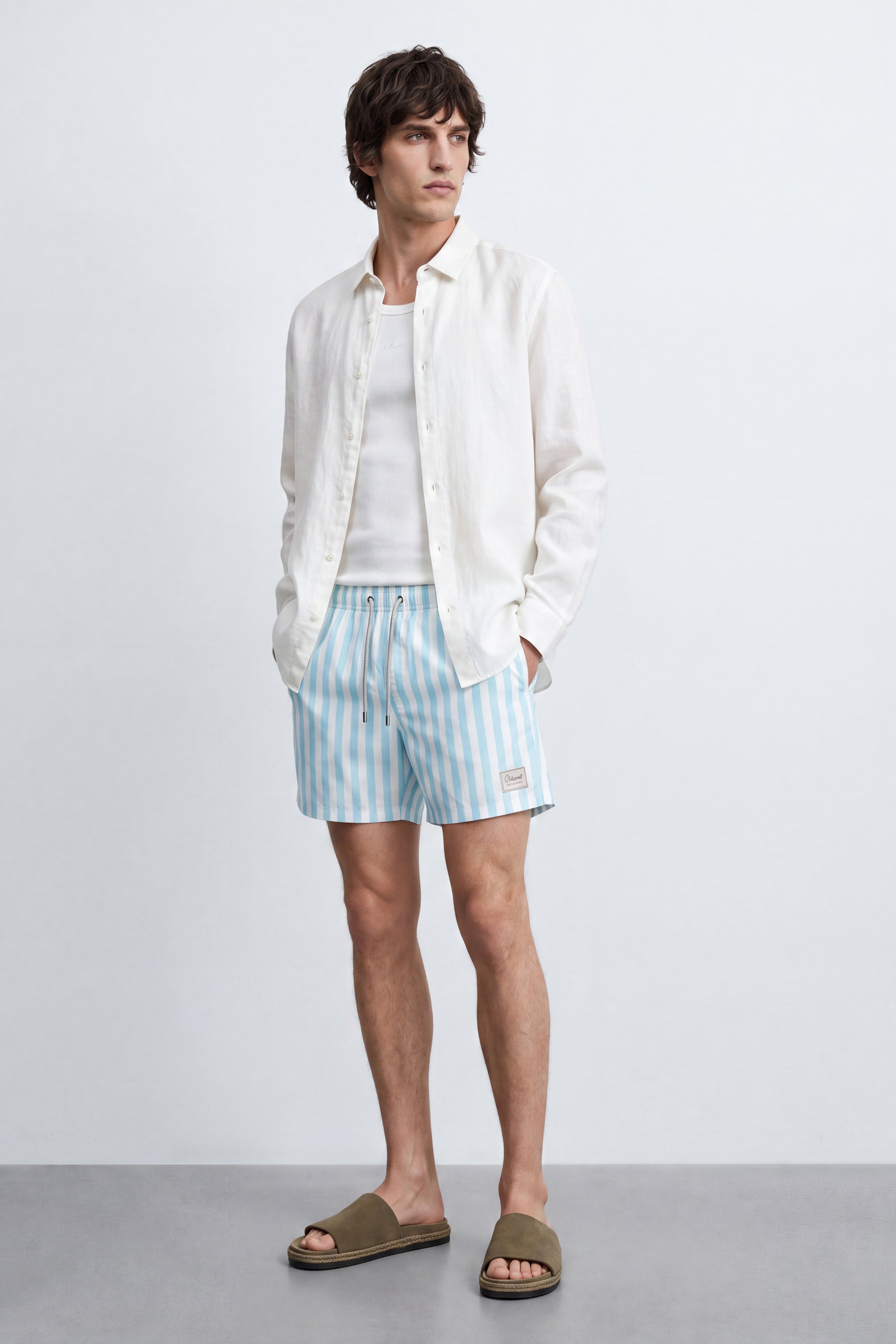 Striped Swim Shorts