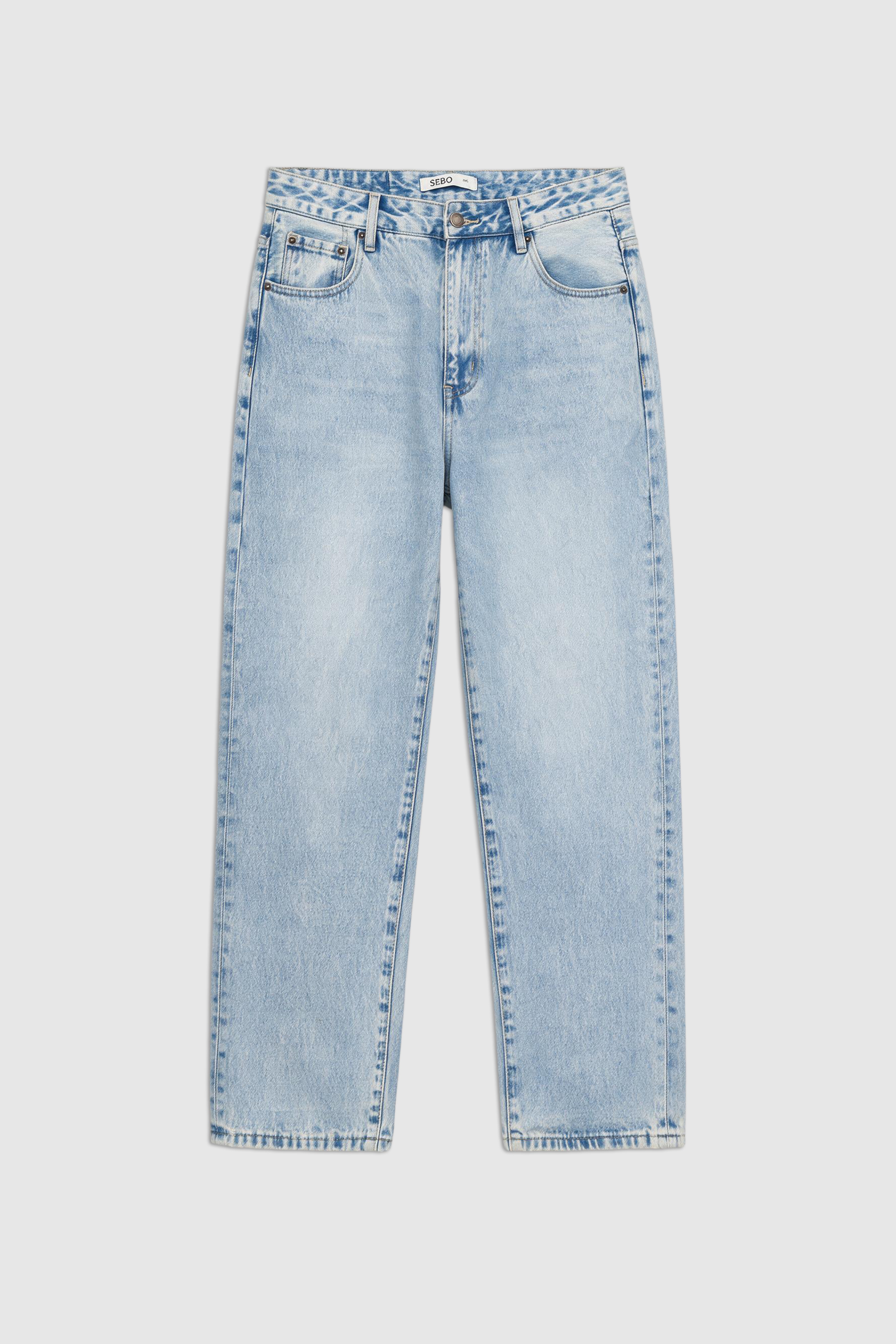 Relaxed Fit Cotton Jeans