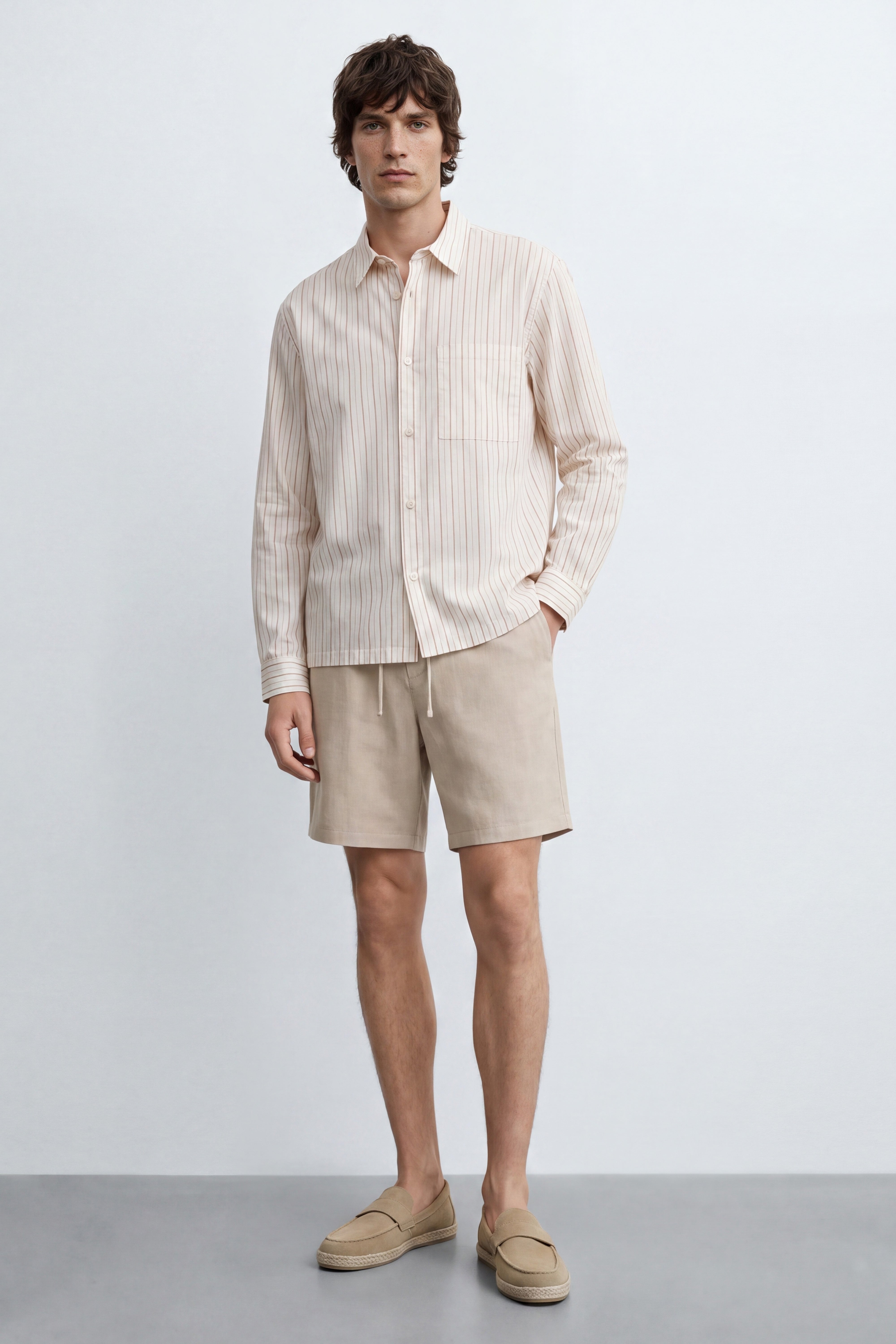 Boxy Fit Cotton Shirt