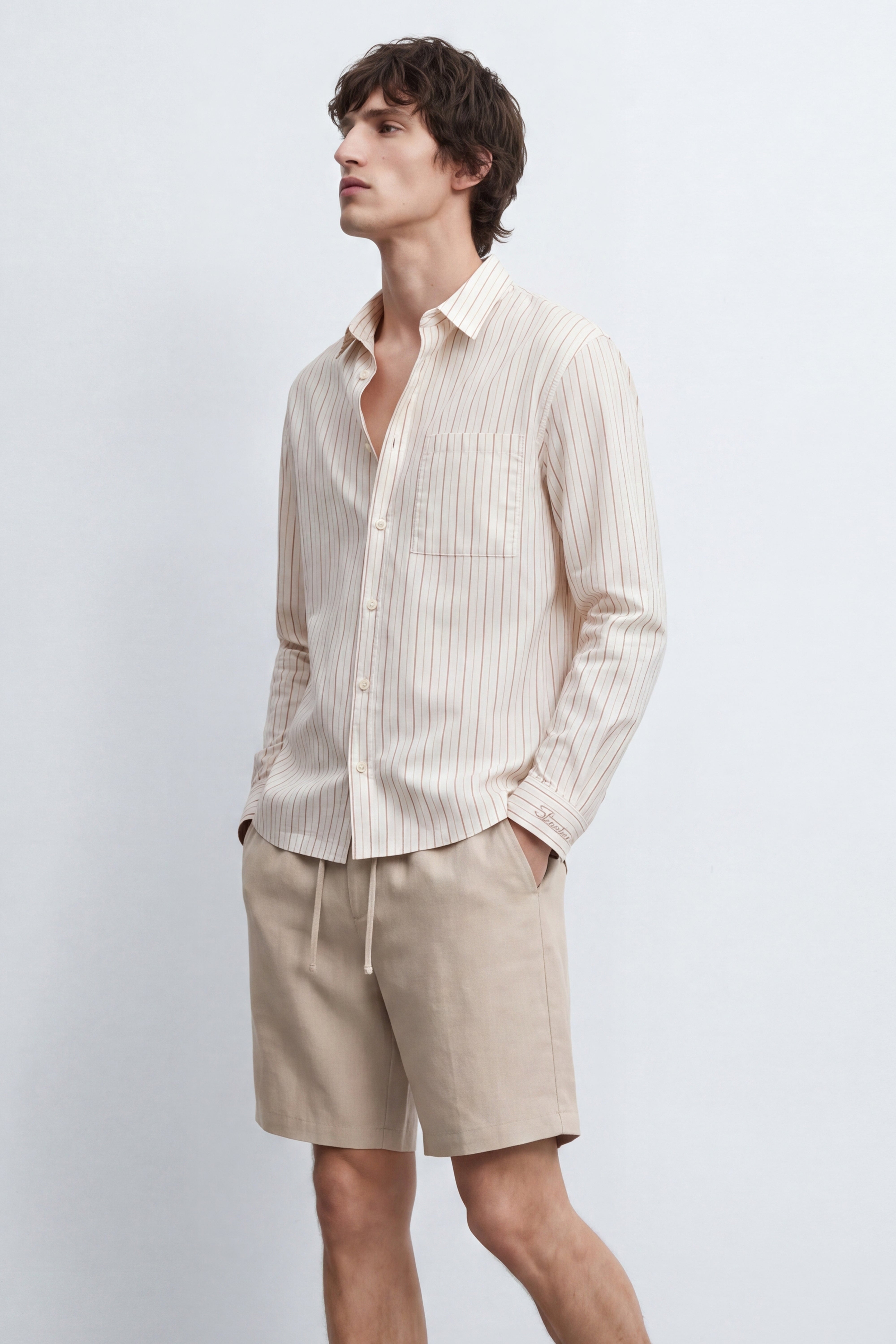 Boxy Fit Cotton Shirt