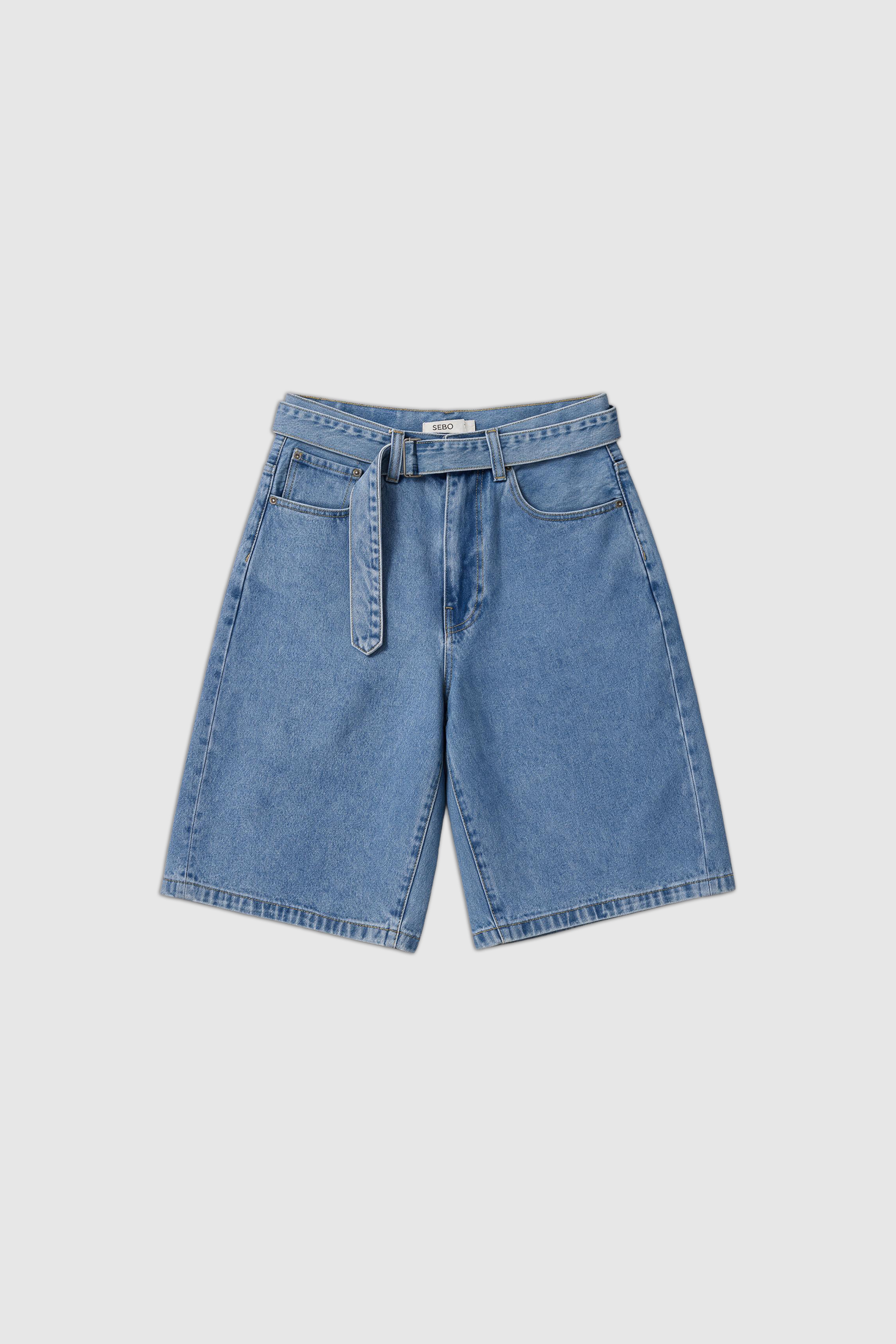 Skater Denim Bermuda Shorts