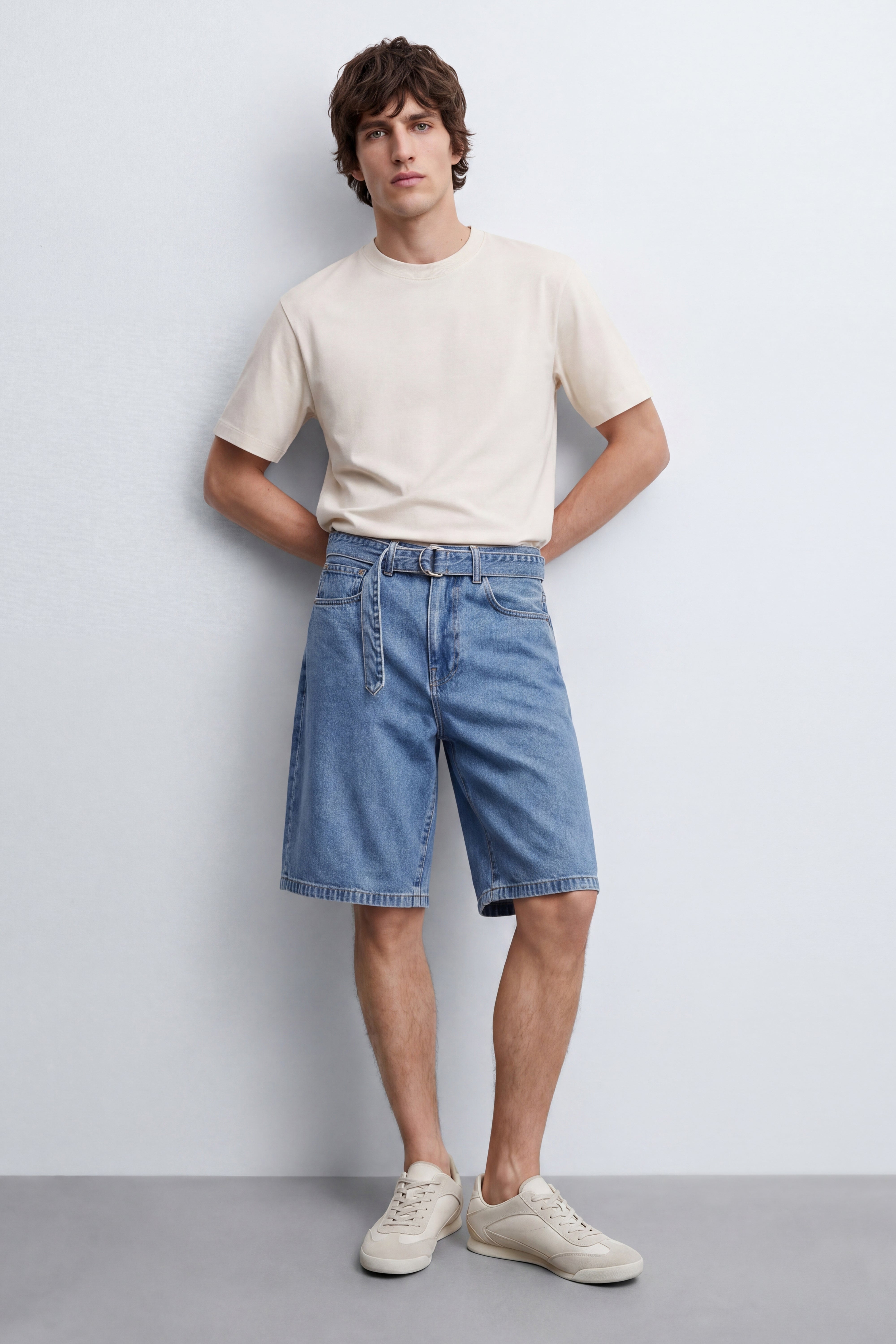 Skater Denim Bermuda Shorts