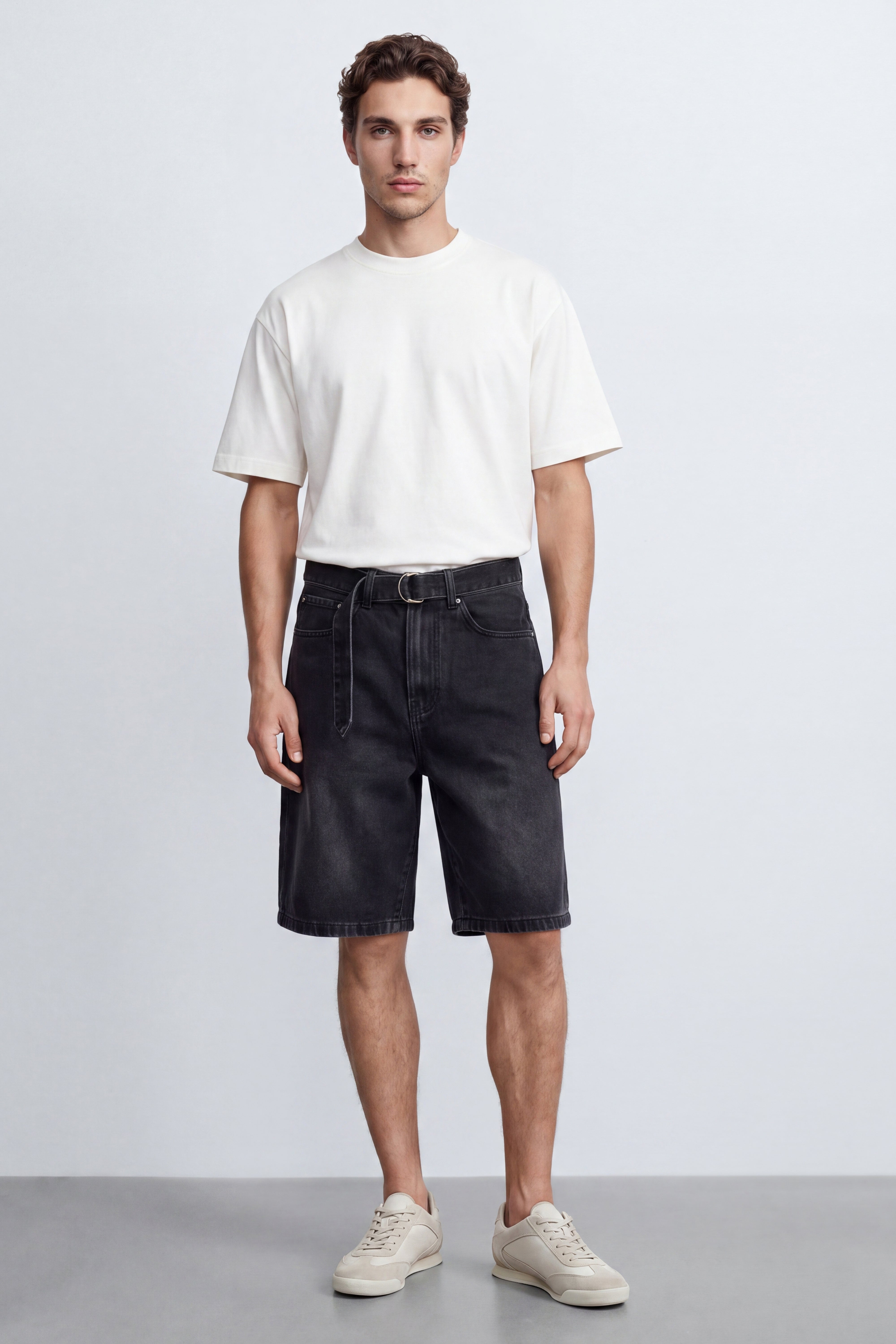 Skater Denim Bermuda Shorts