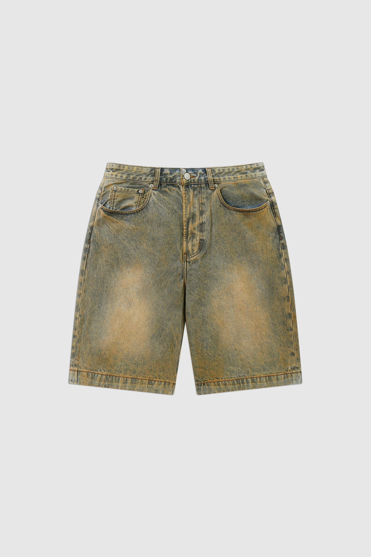Baggy Denim Bermuda Shorts