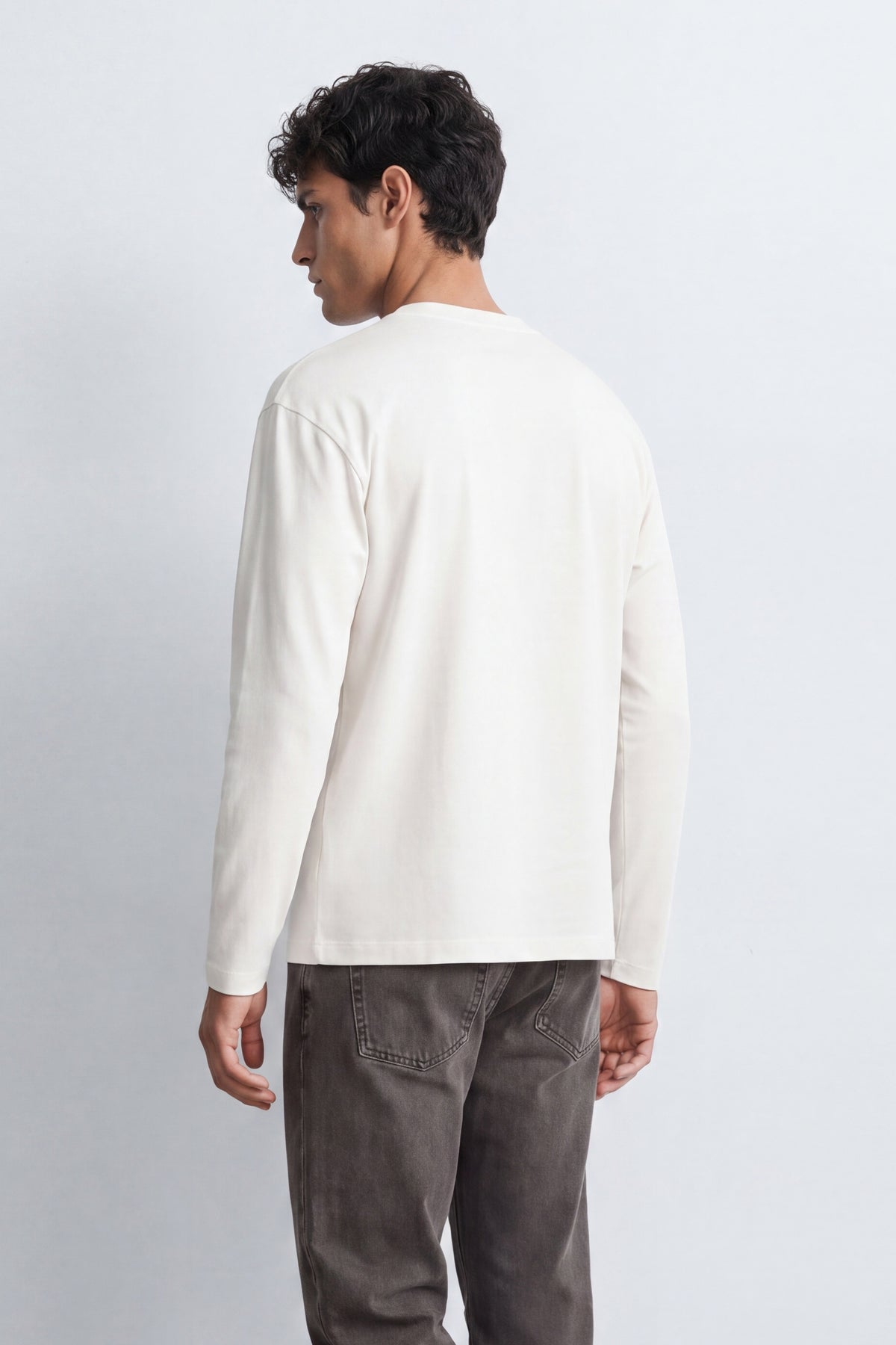 Oversized Cotton Long Sleeve Tee