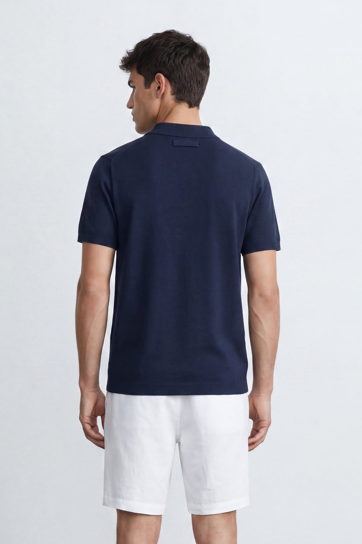 Mid Fit Knitted Polo Shirt