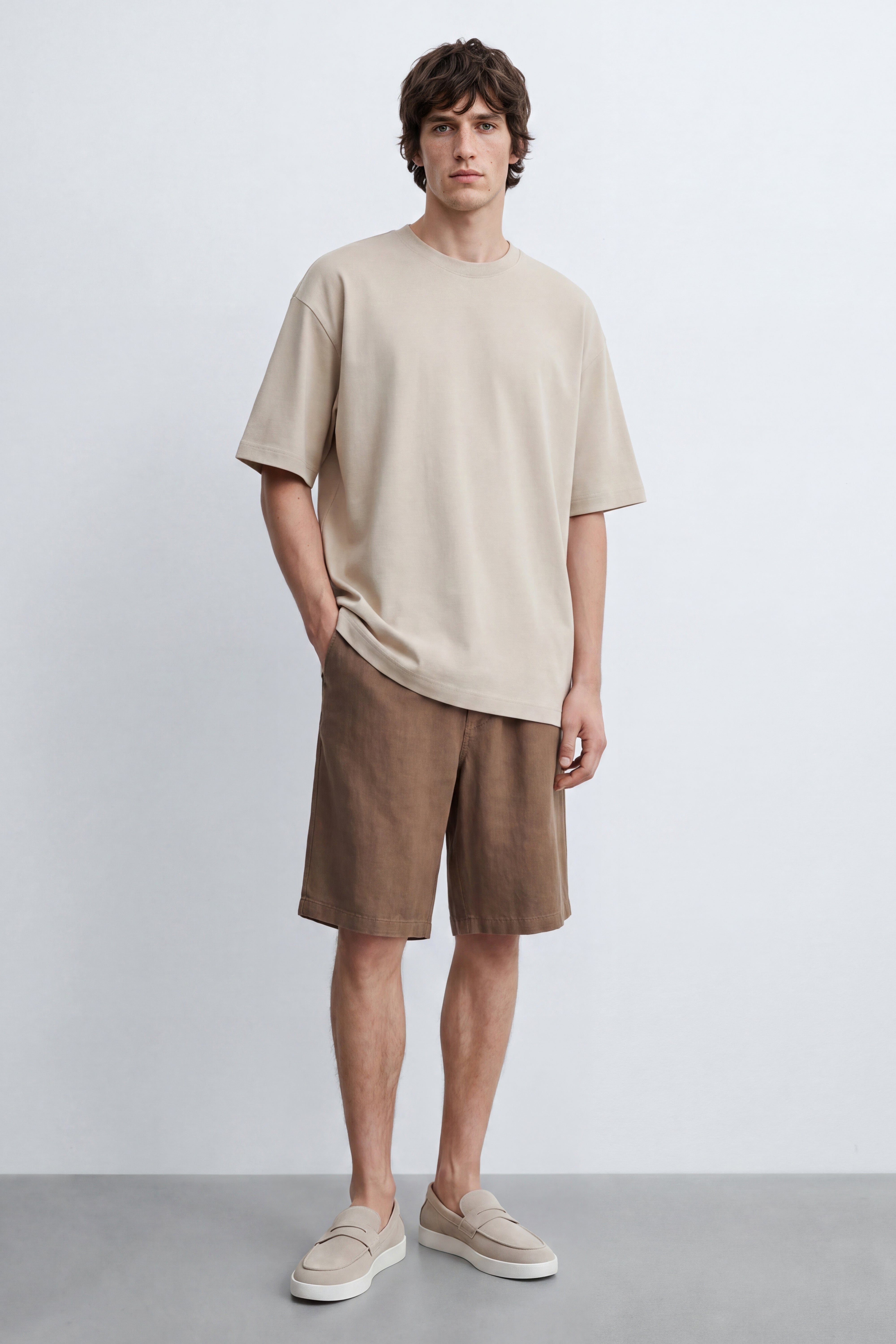 Oversized Mercerized Basic Tee
