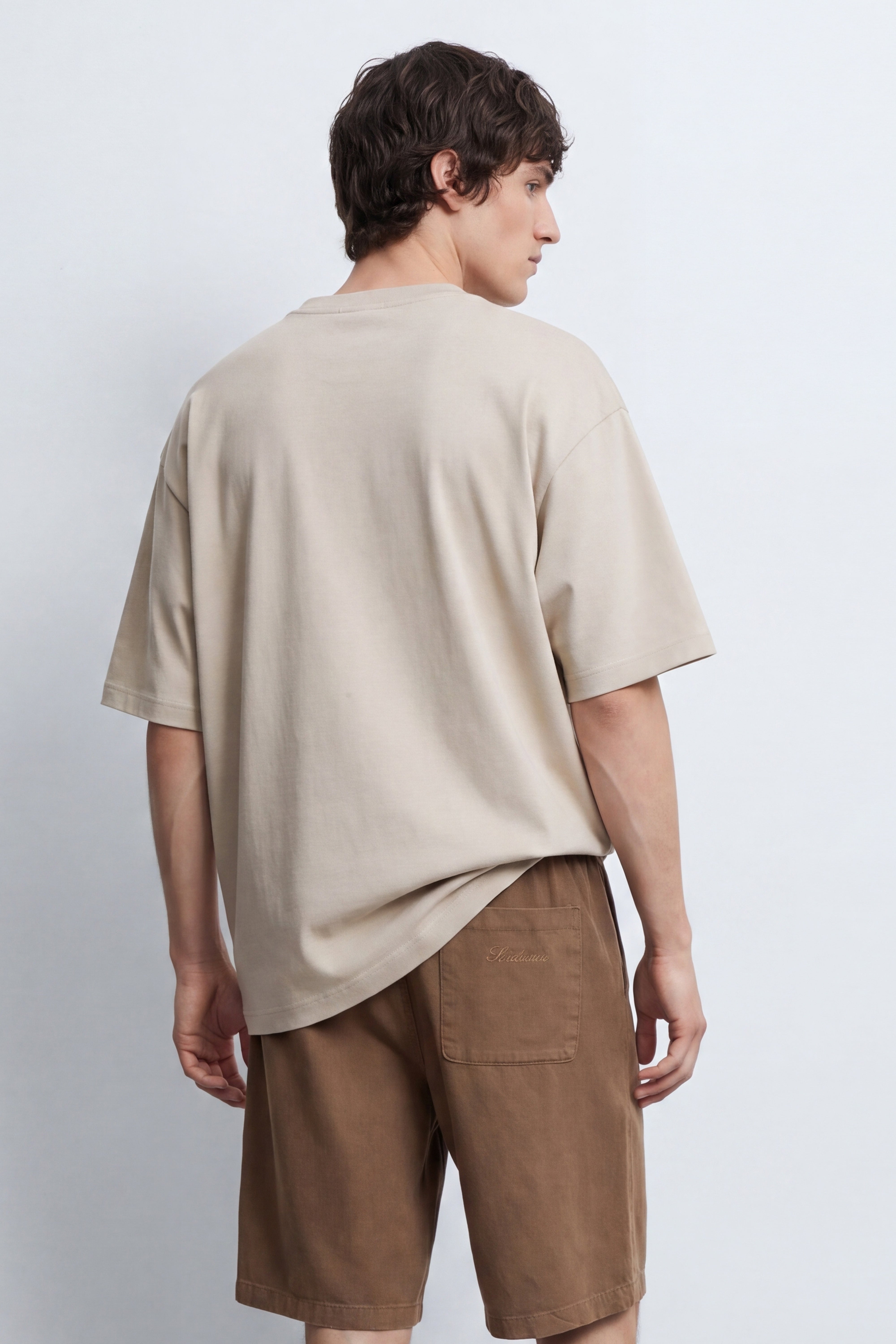 Oversized Mercerized Basic Tee